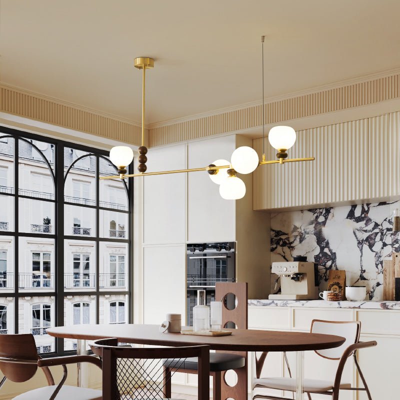 Sylivia Wood Vintage Pendant Light