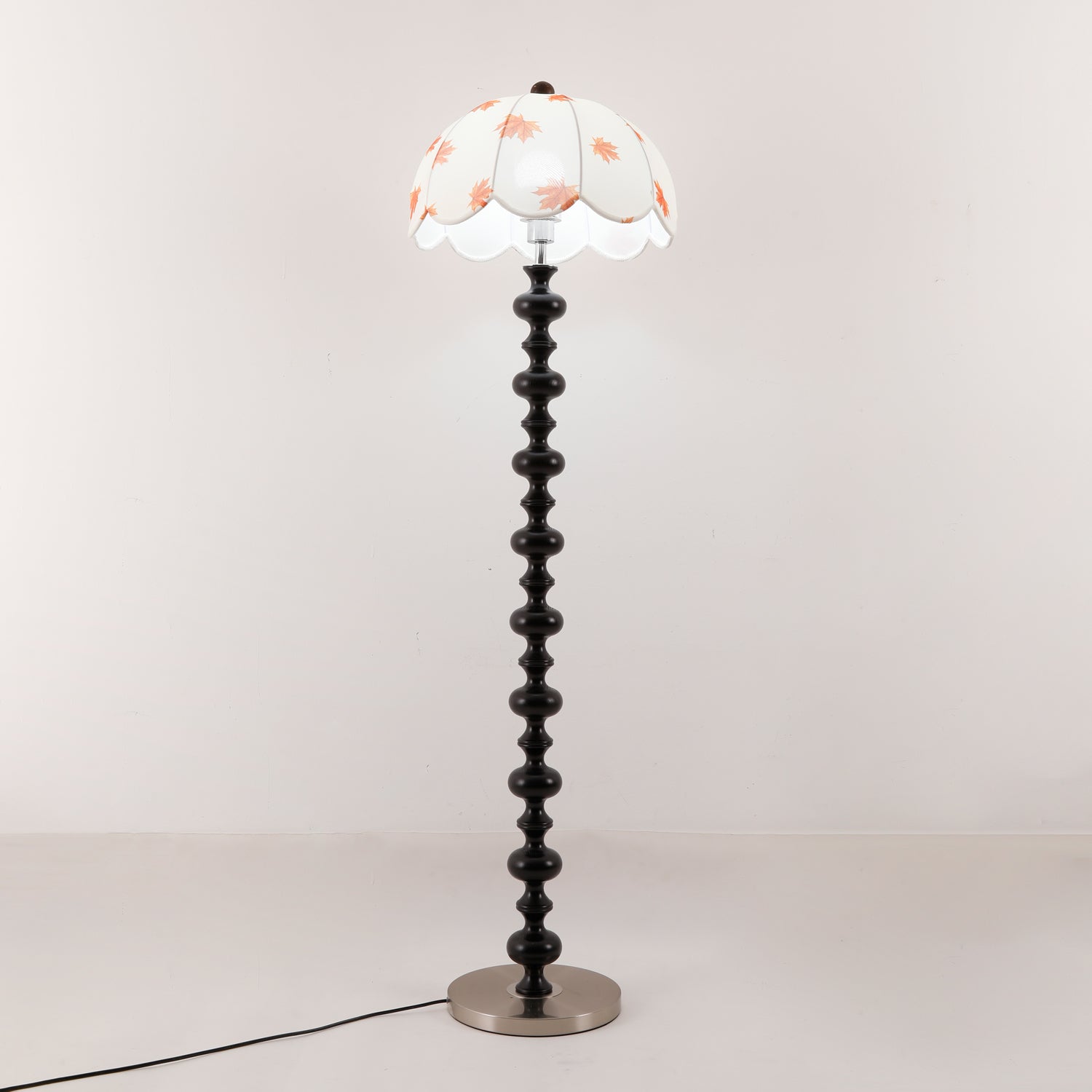 Autumn Wood Fabric Elegant Floor Lamp
