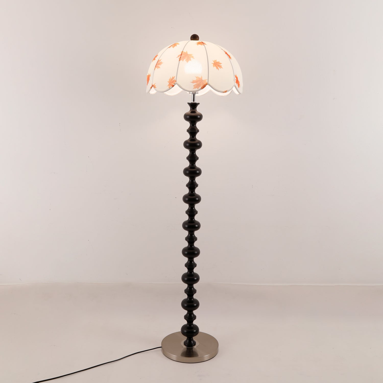 Autumn Wood Fabric Elegant Floor Lamp