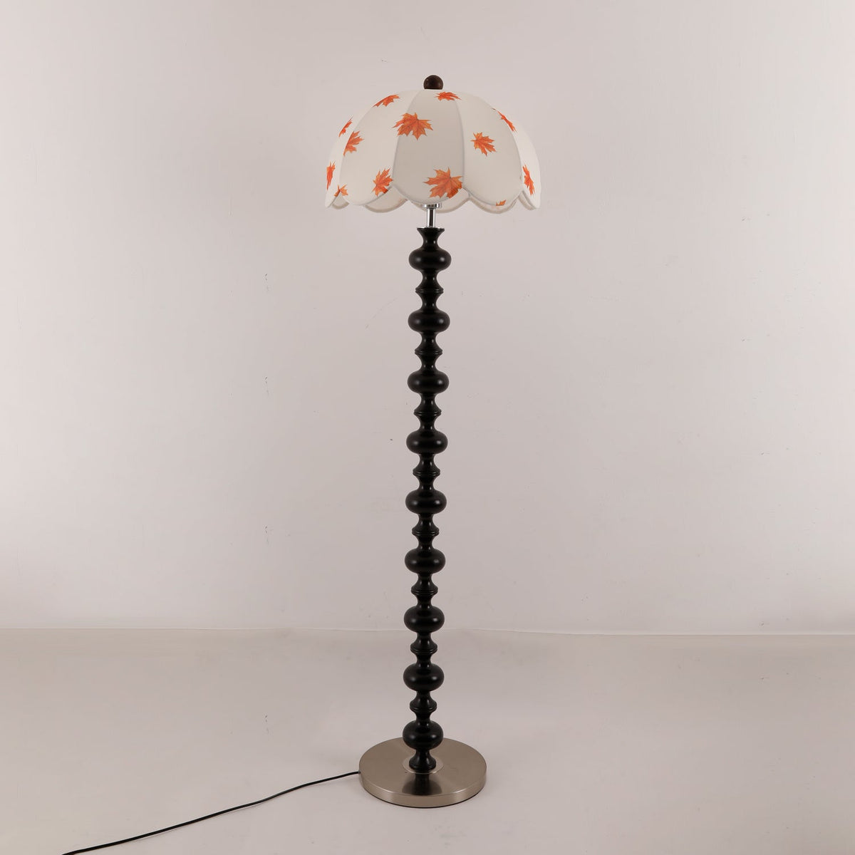 Autumn Wood Fabric Elegant Floor Lamp