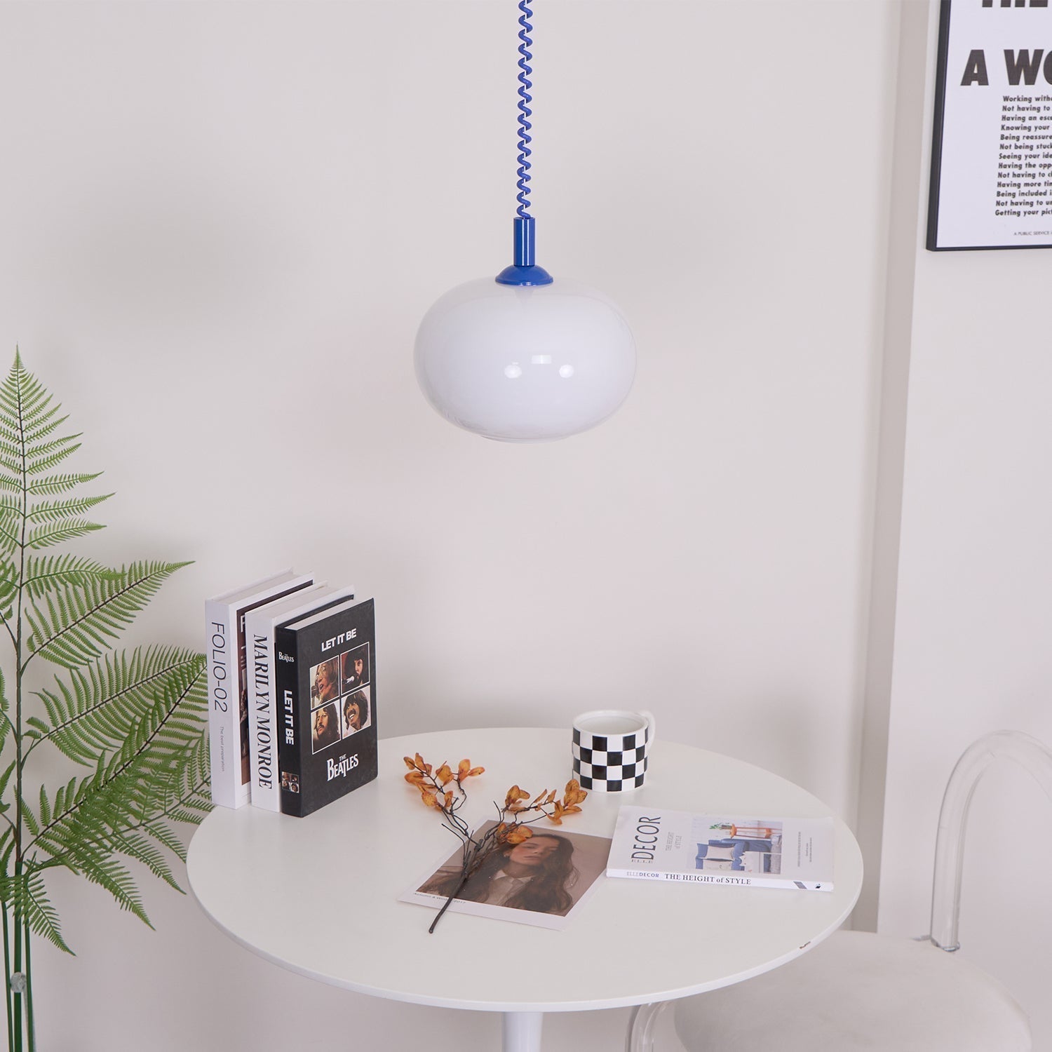 Euvora Glass Classic Pendant Light