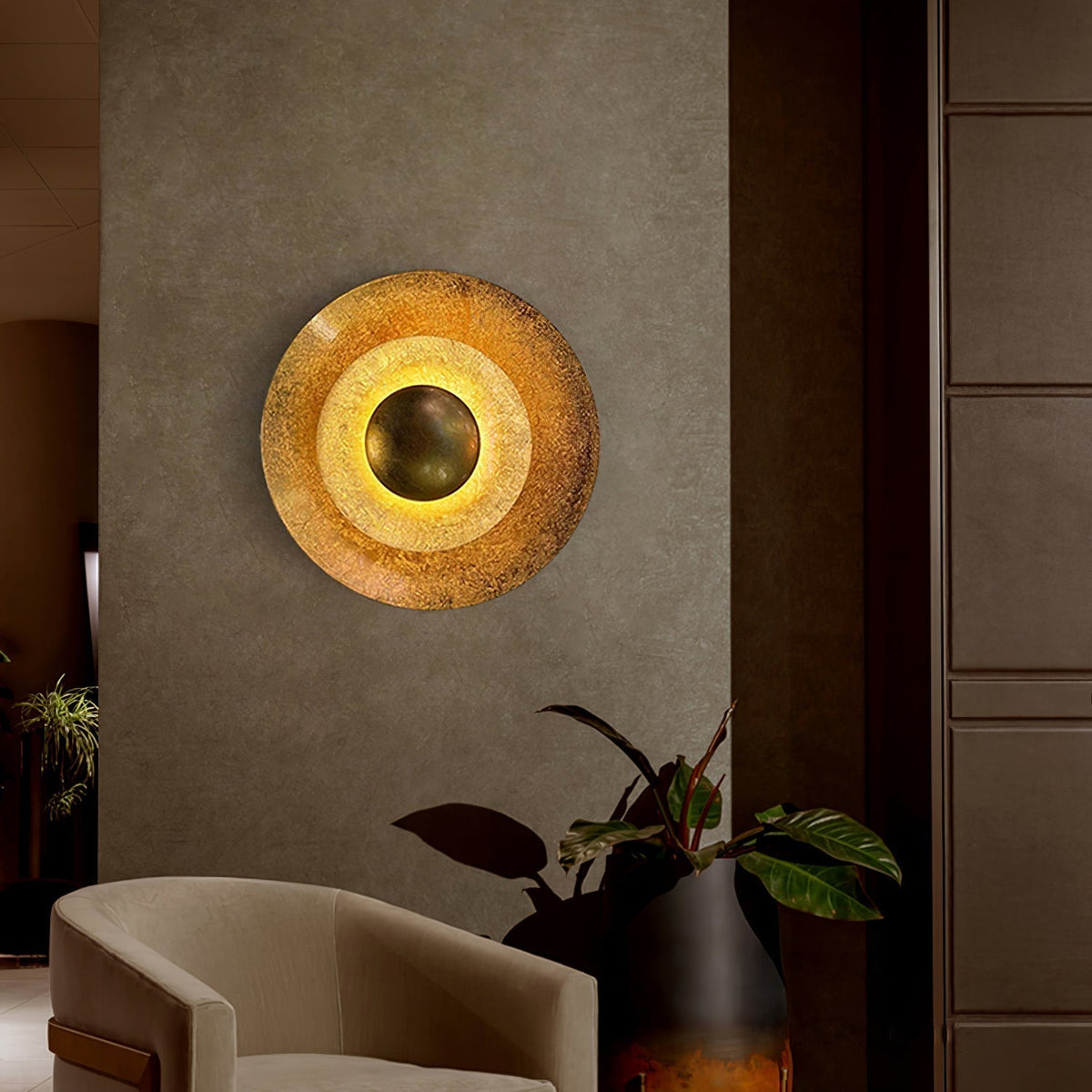 Solaris Vintage foil Wall Lamp