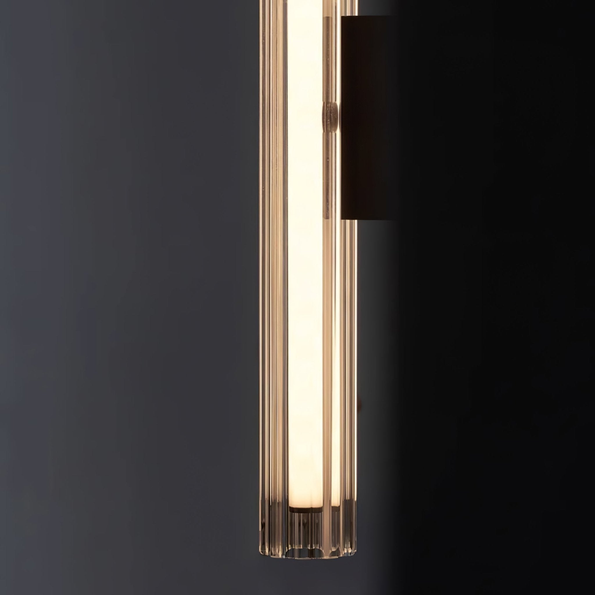 Corv Glass Contemporary Wall Lamp