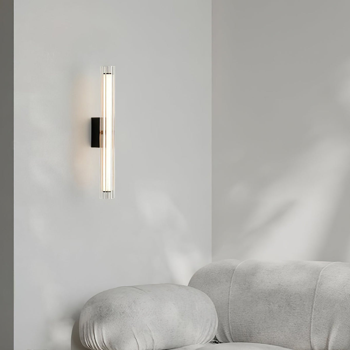 Corv Glass Contemporary Wall Lamp