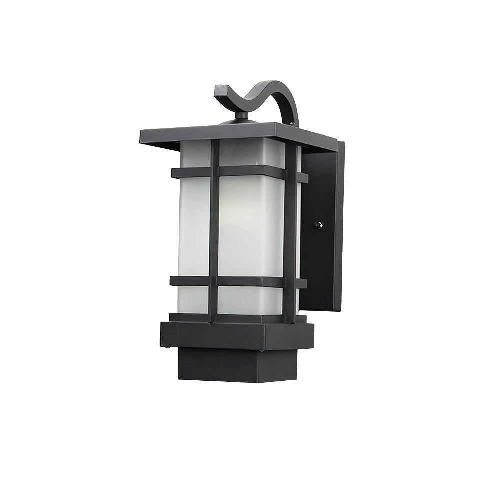 Madison Unique Glass Lantern Outdoor Wall Lamp