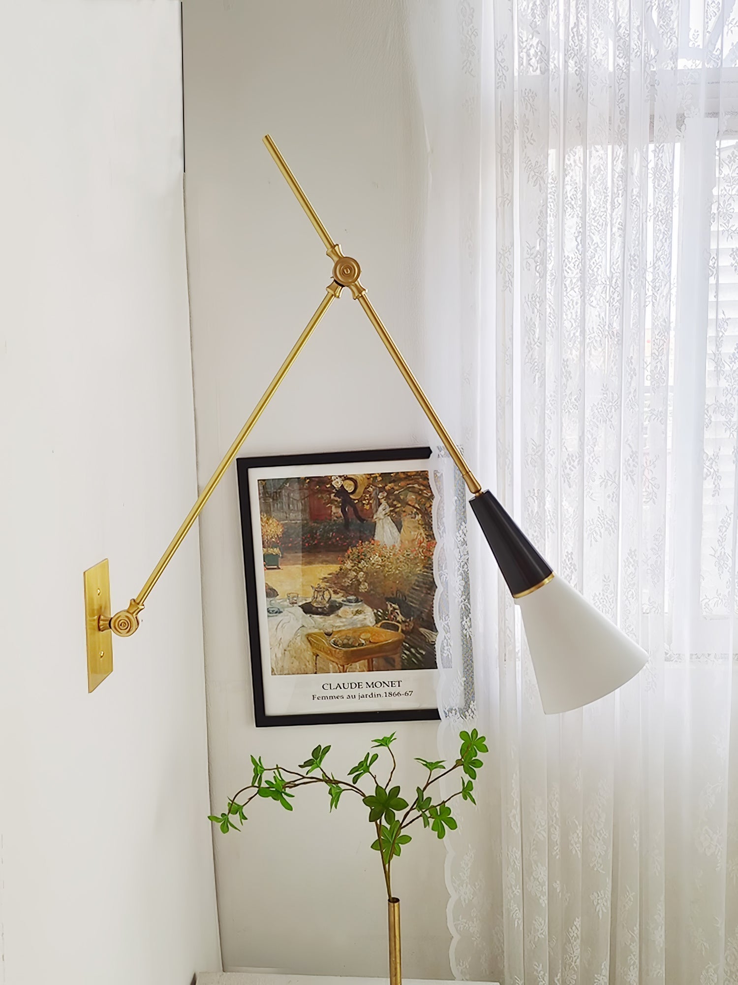 Isro Vintage Industrial Glass Wall Lamp