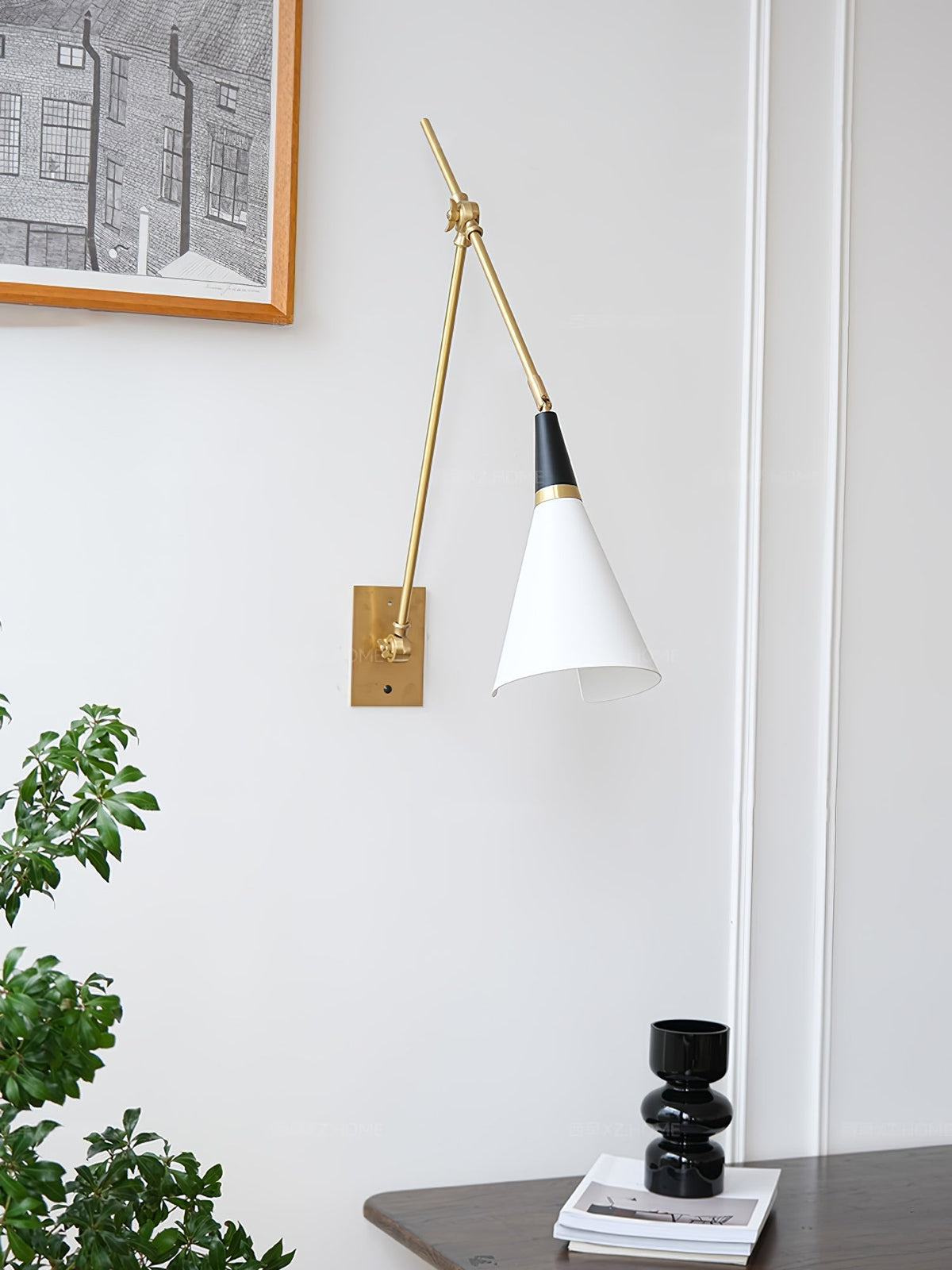 Isro Vintage Industrial Glass Wall Lamp