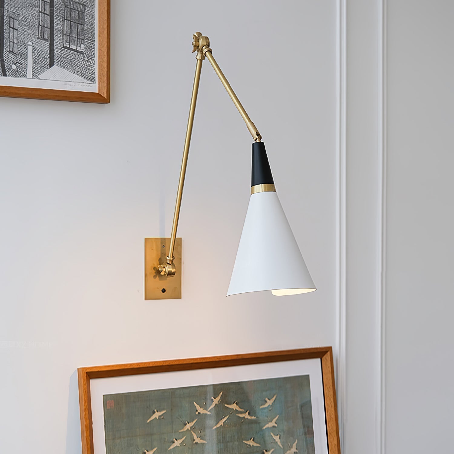 Isro Vintage Industrial Glass Wall Lamp