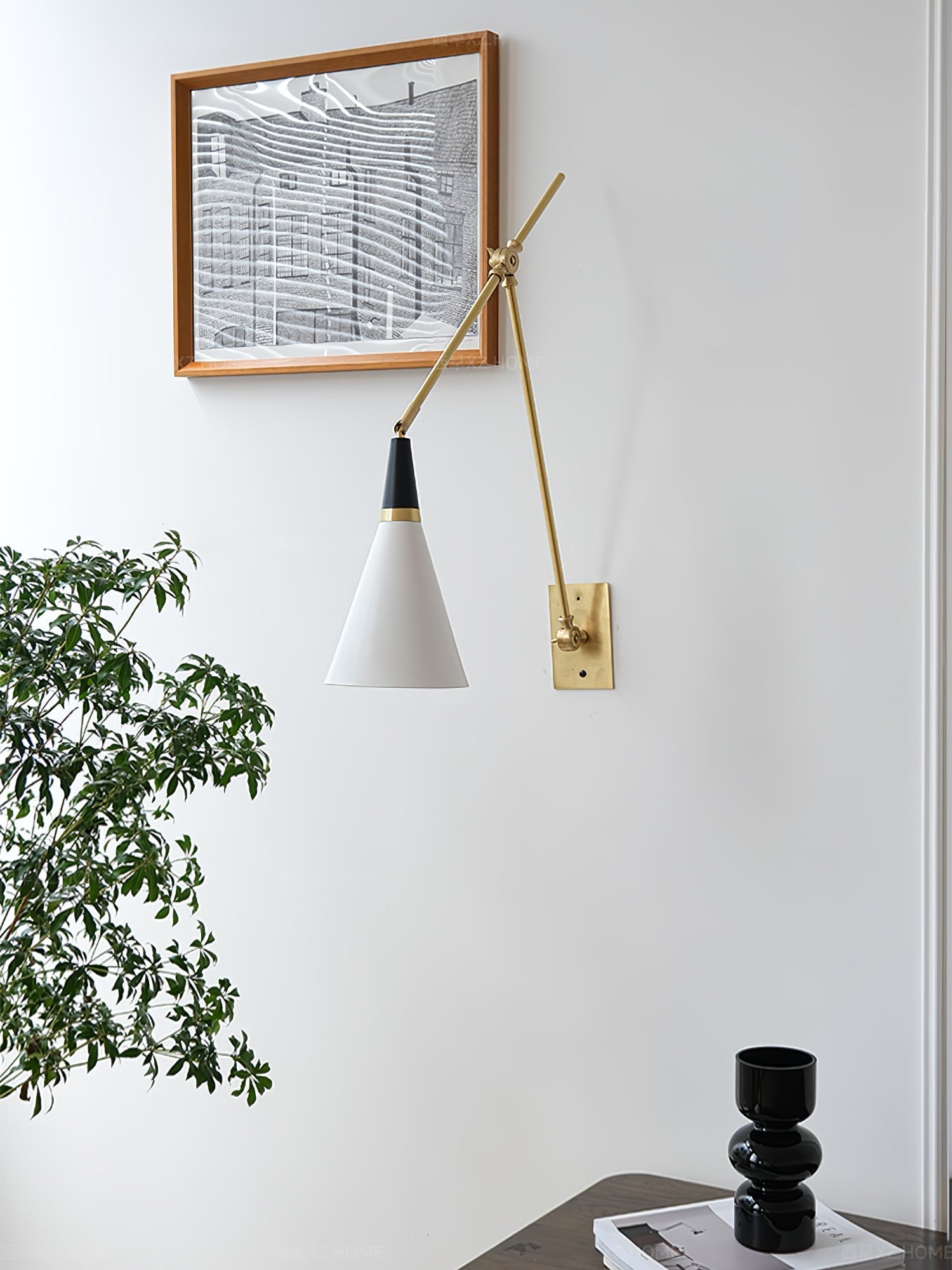 Isro Vintage Industrial Glass Wall Lamp