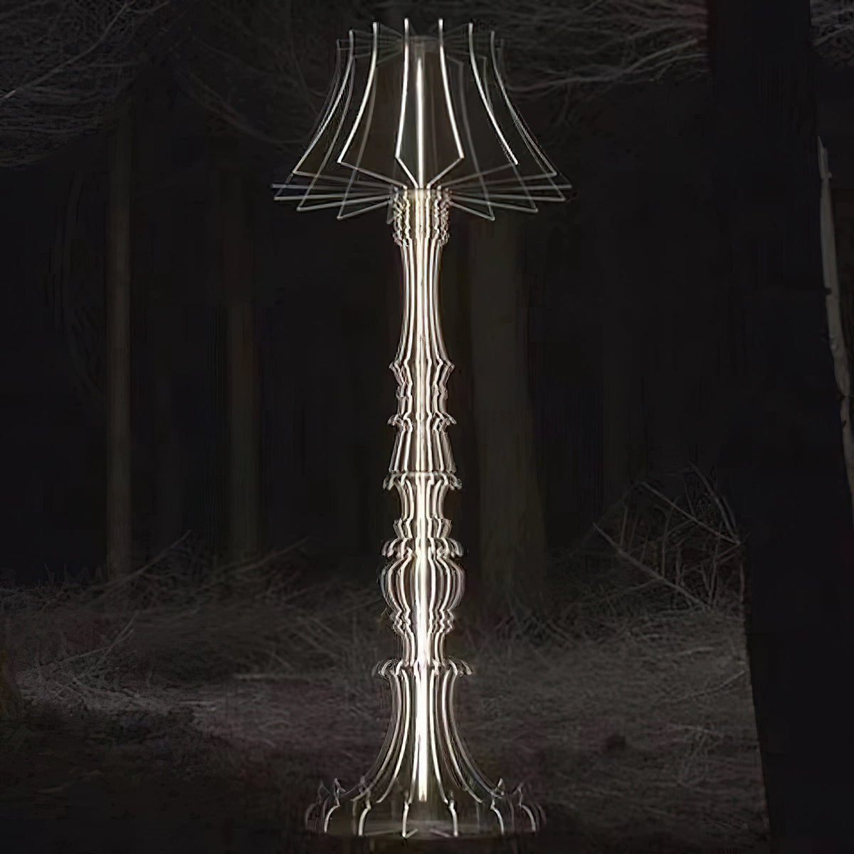 Elmariel Sculptural Acrylic Table Lamp