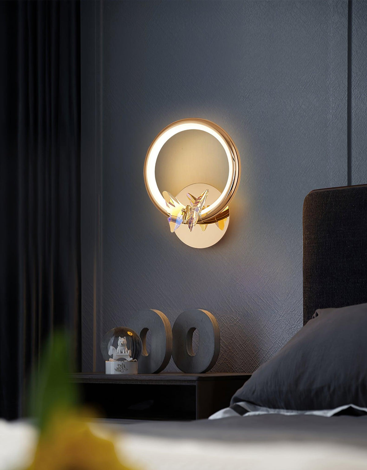 Ersoren Magic Butterfly Crystal Wall Light
