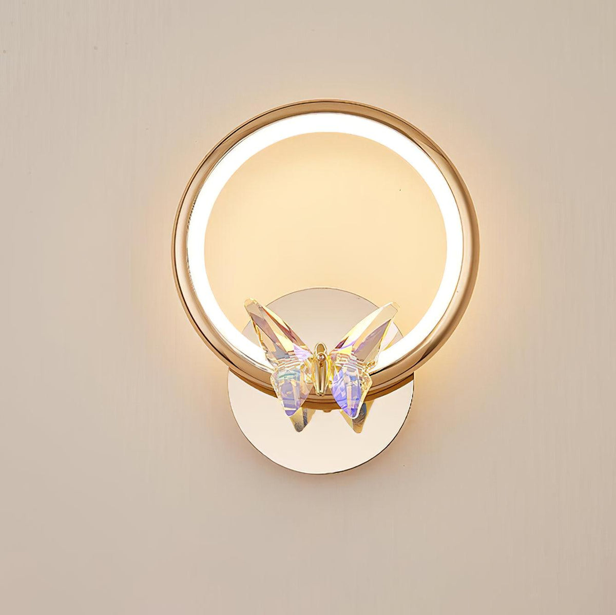 Ersoren Magic Butterfly Crystal Wall Light