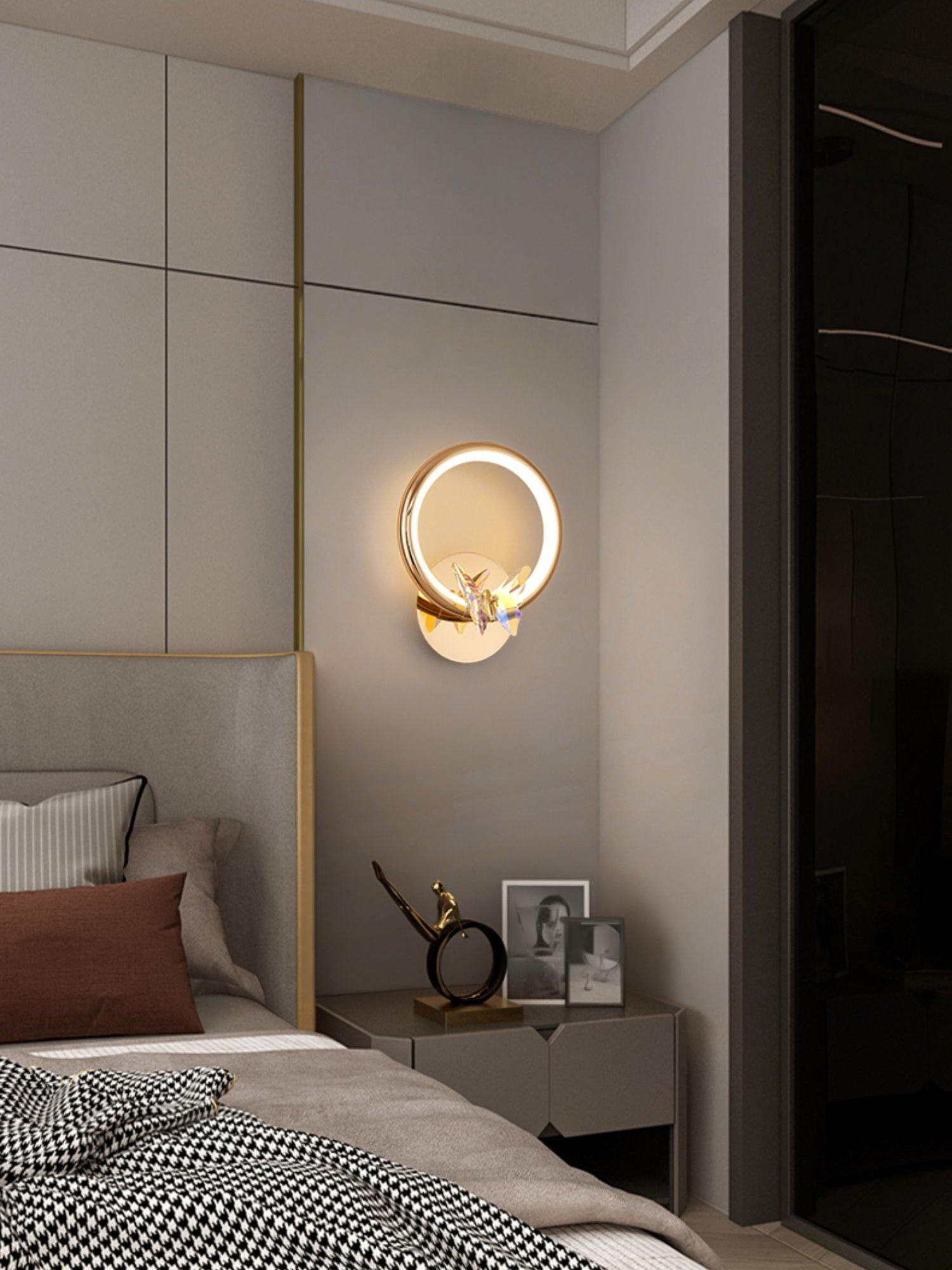 Ersoren Magic Butterfly Crystal Wall Light