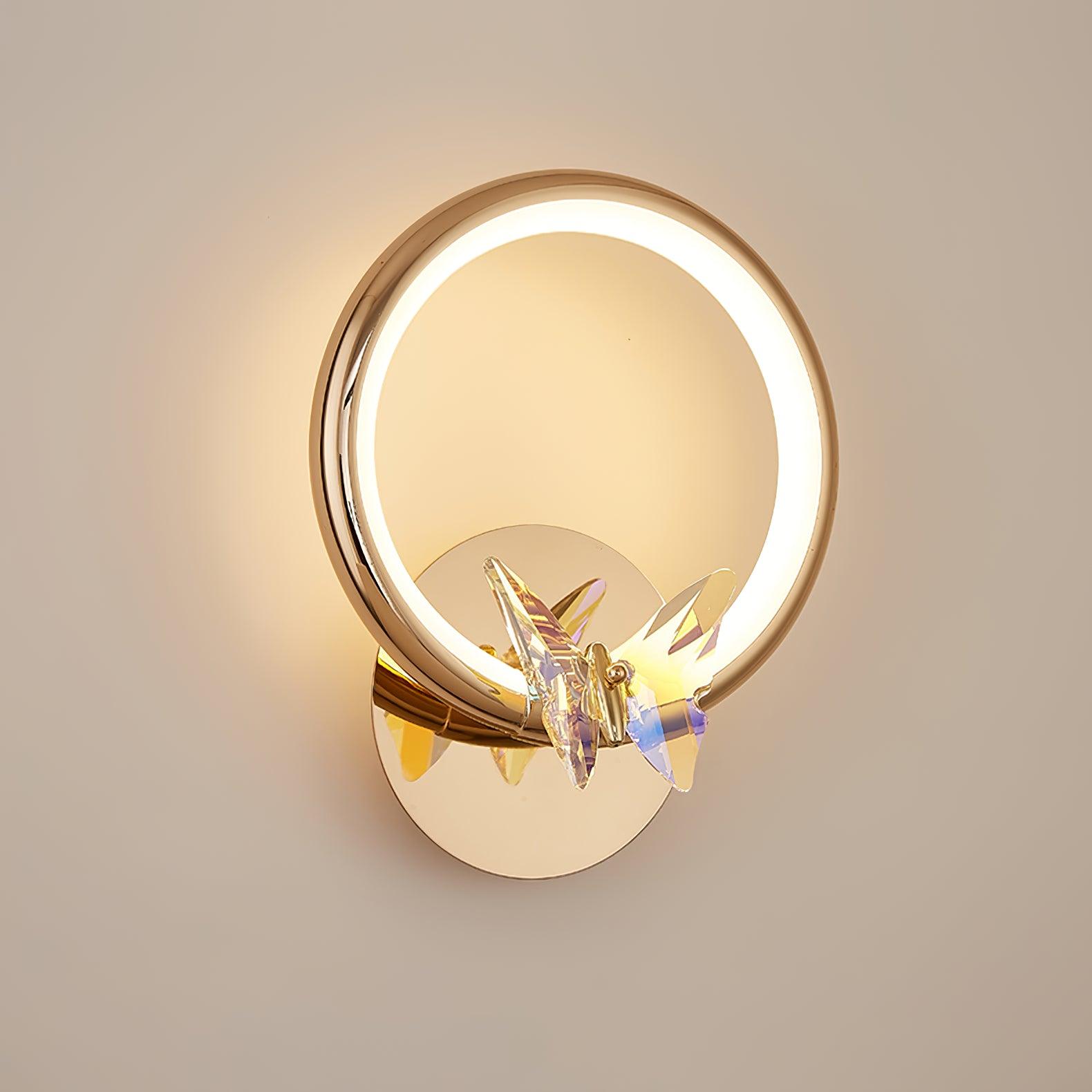 Ersoren Magic Butterfly Crystal Wall Light