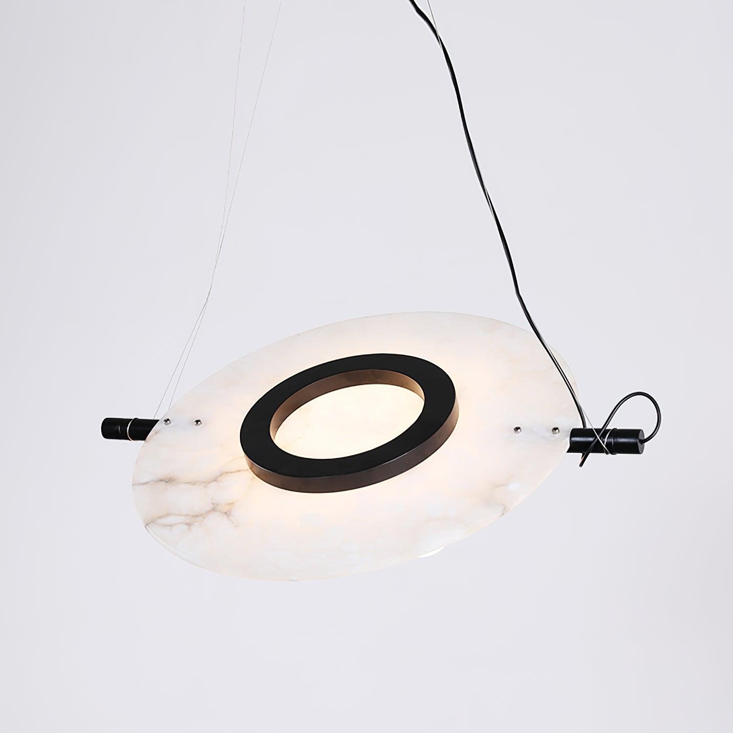 Imirila Disc Shaped Glass Pendant Light