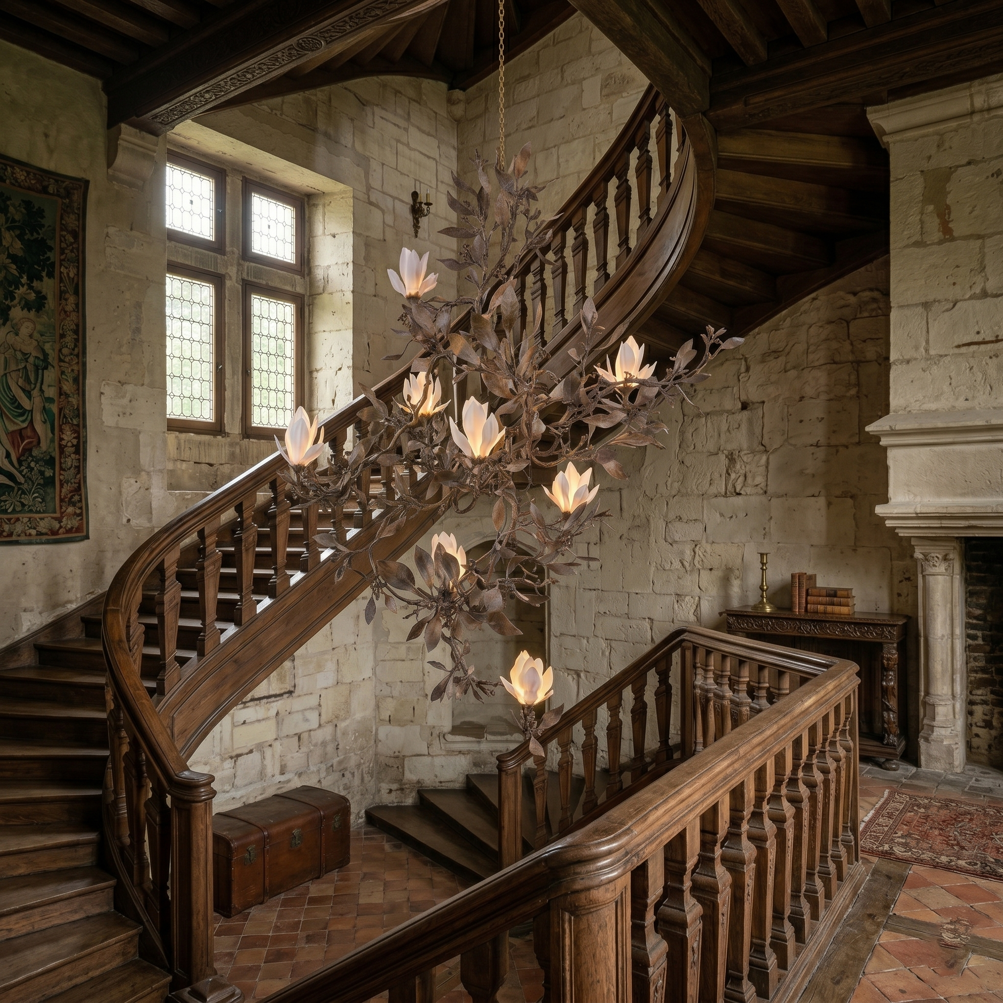 Morvyn Ironwork Chandelier