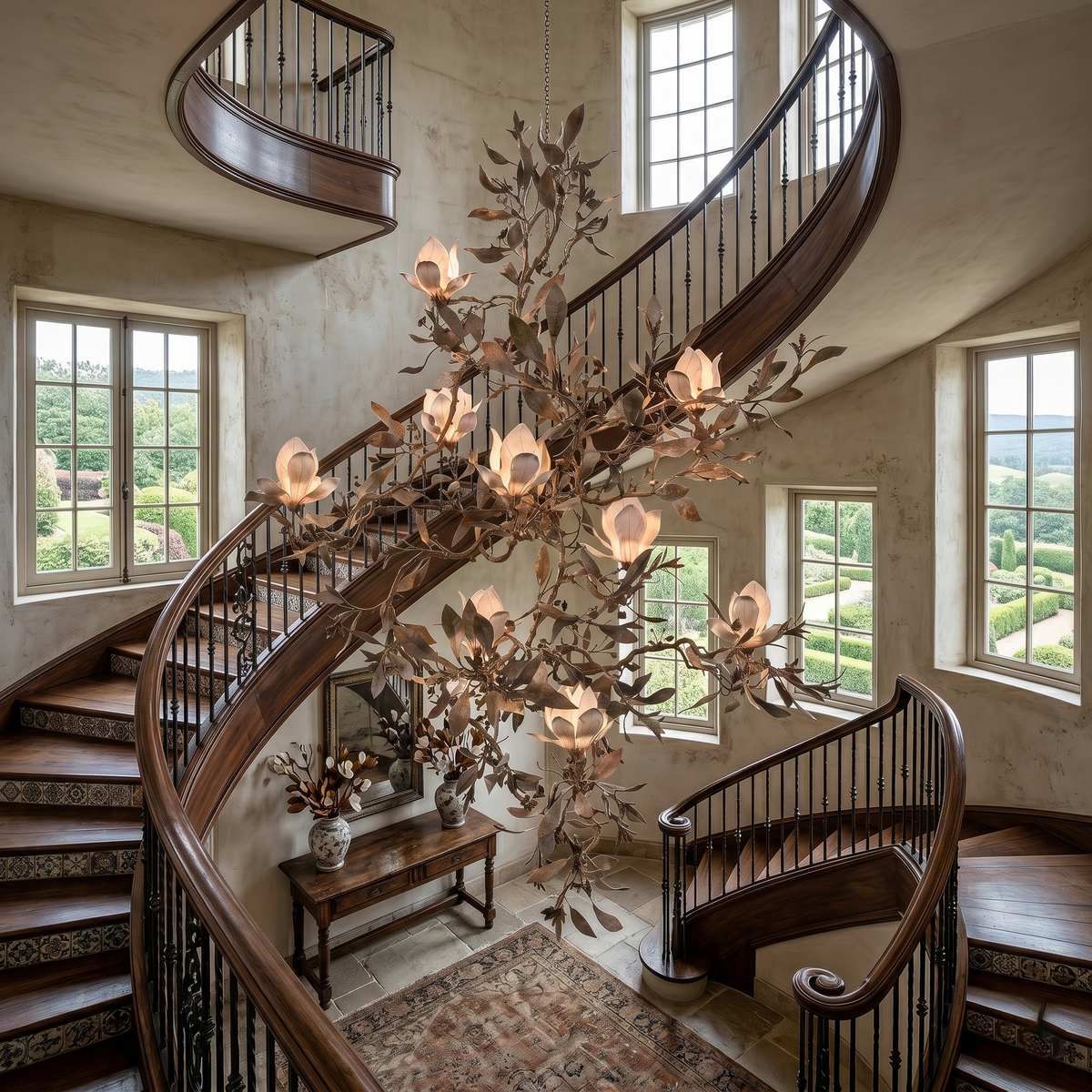 Morvyn Ironwork Chandelier