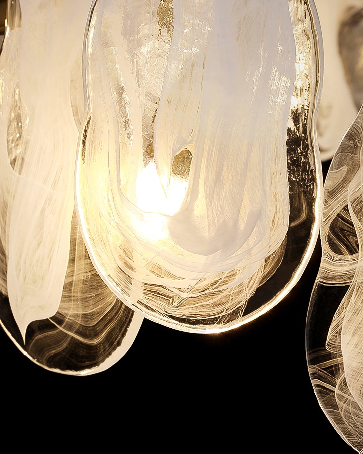 Veliselle Chandelier Cloud Glass Panels