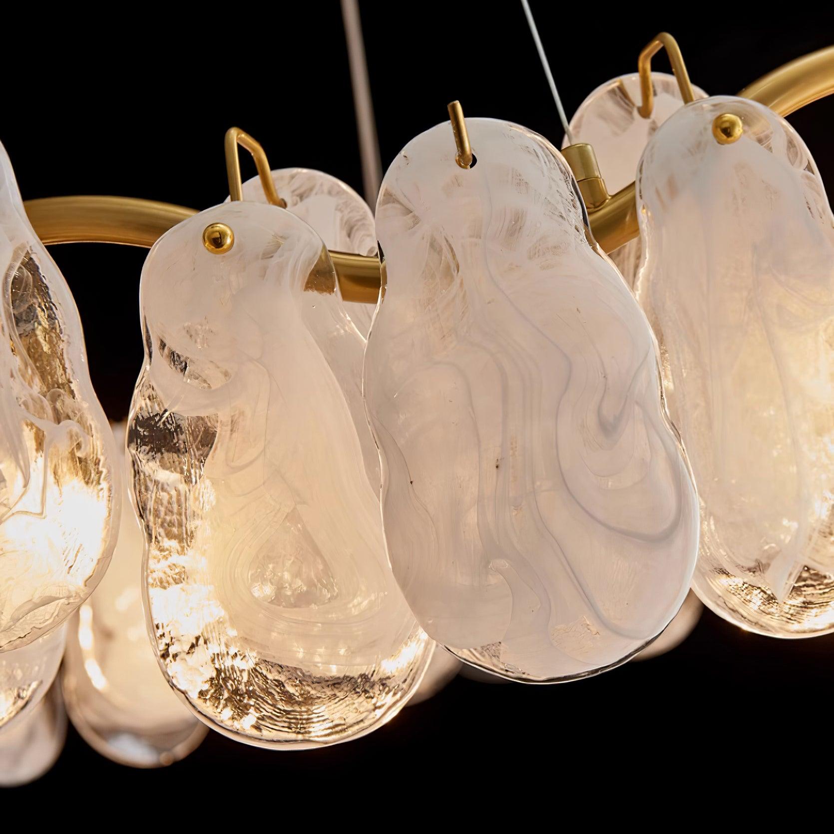 Veliselle Chandelier Cloud Glass Panels