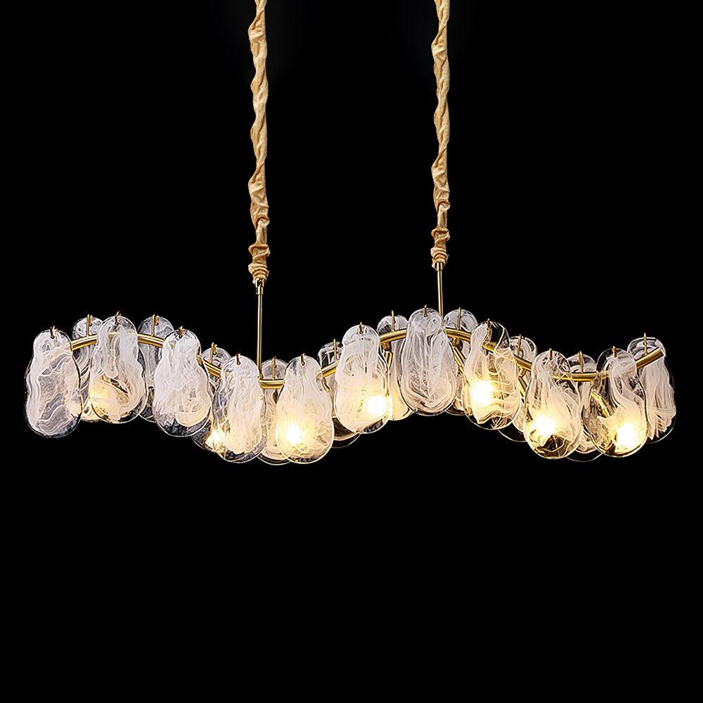 Veliselle Chandelier Cloud Glass Panels