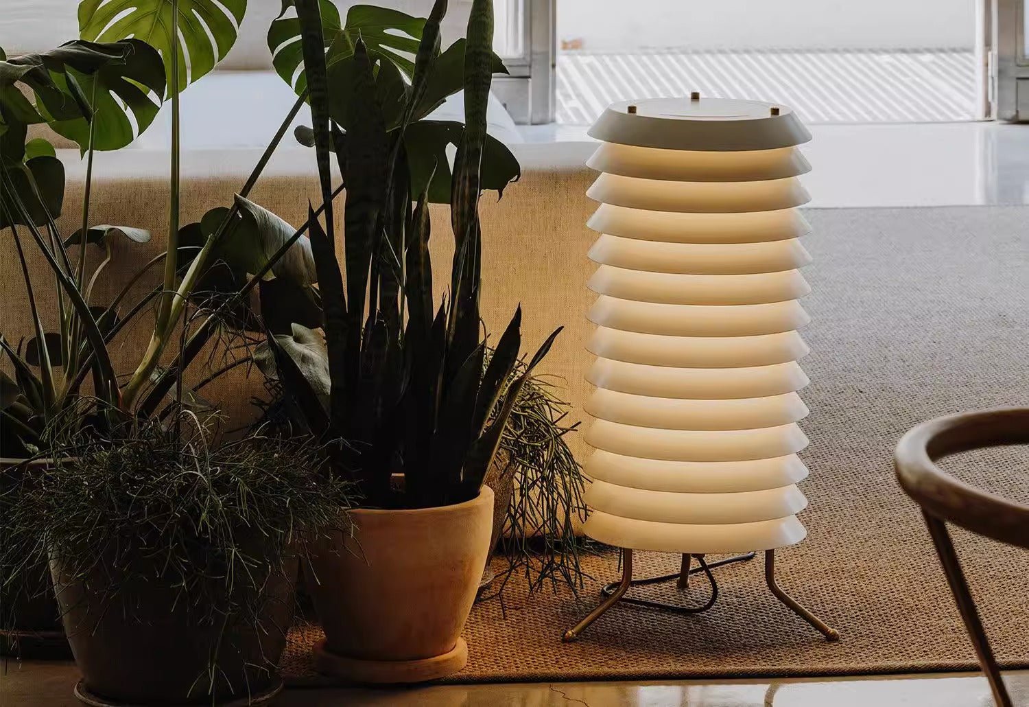 Orelelette Lattice Scandinavian Table Lamp