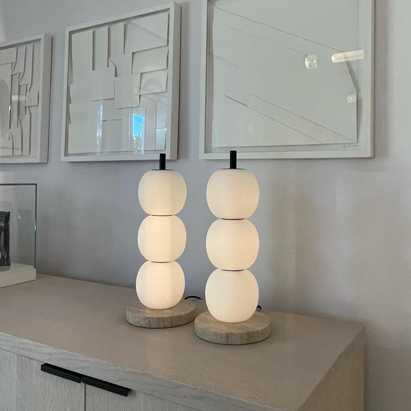 Olive Modern Marble Table Lamp