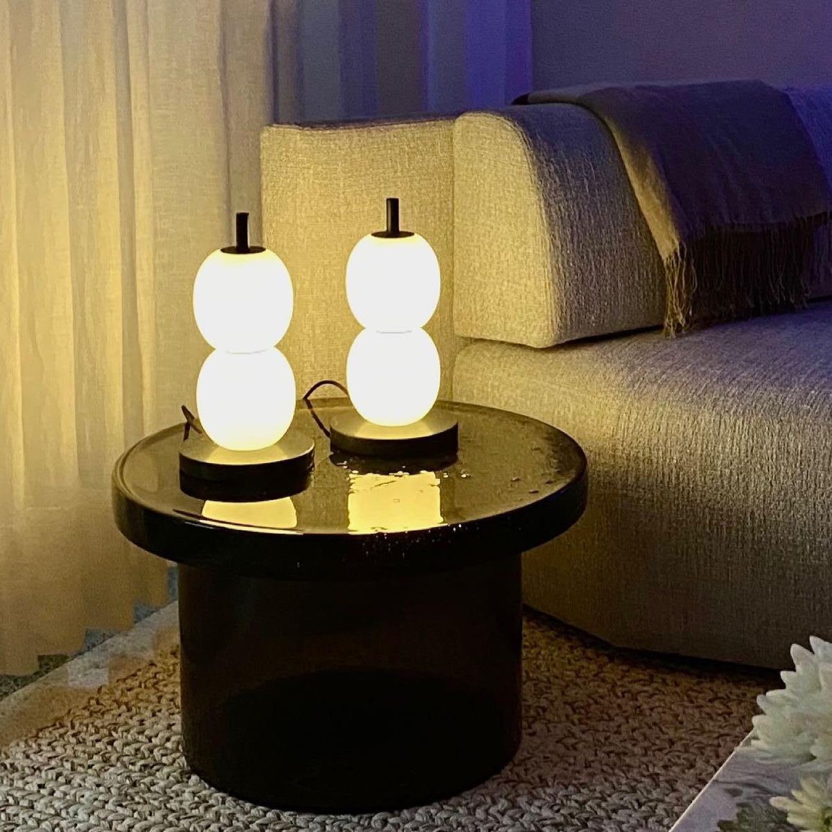 Olive Modern Marble Table Lamp