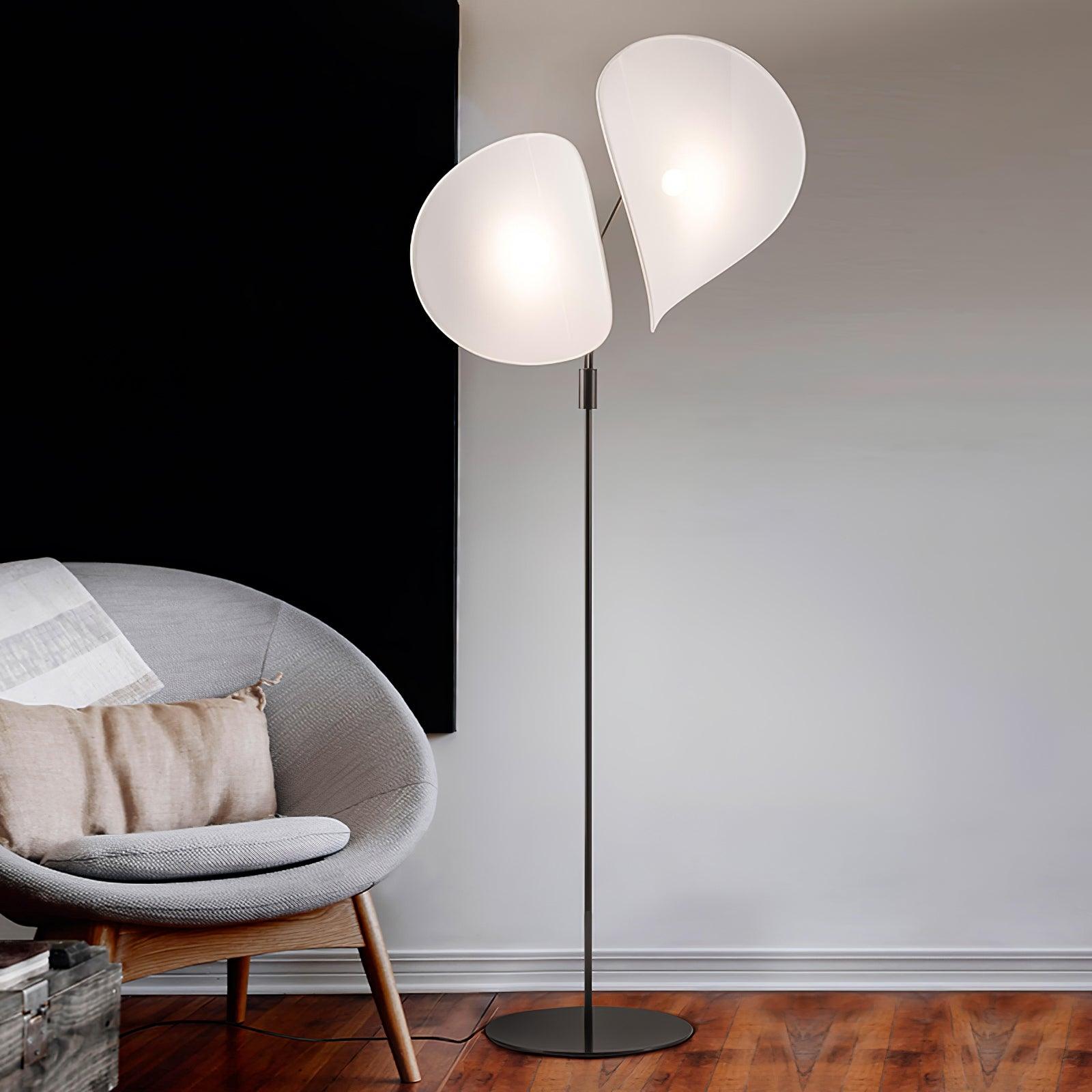 Linivora Modern Fabric Floor Lamp
