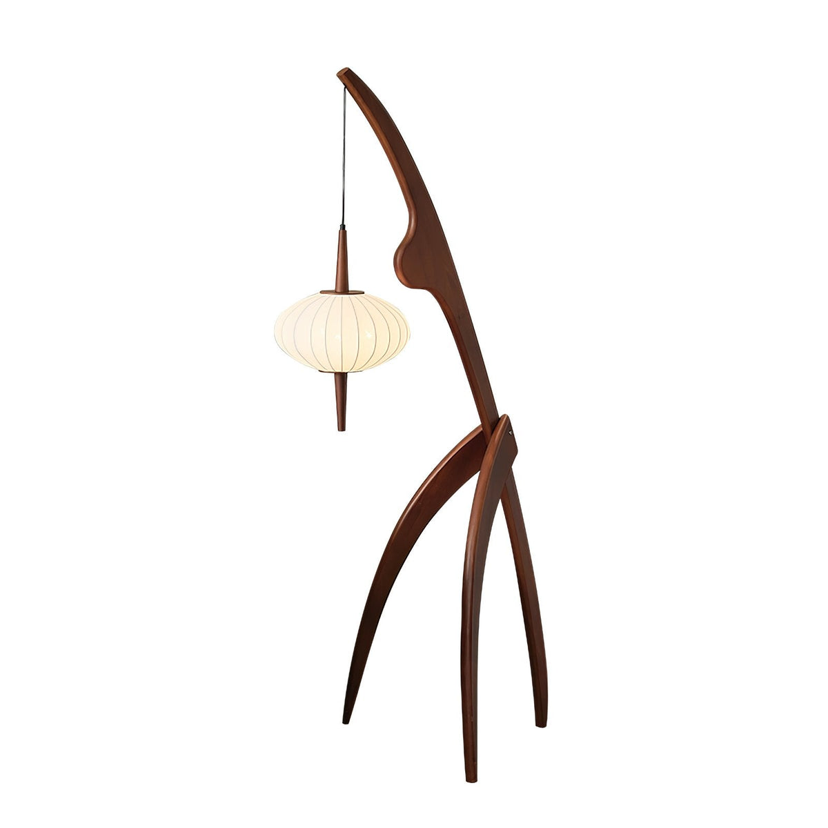 Ulen Mid Century Wooden Floor Lamp