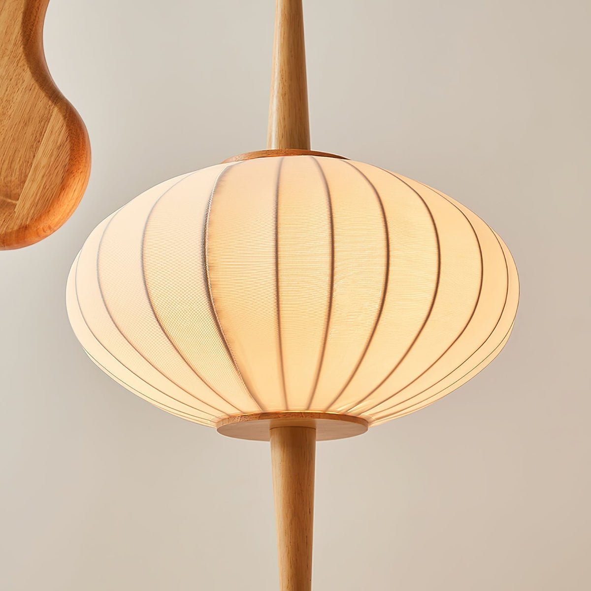 Ulen Mid Century Wooden Floor Lamp