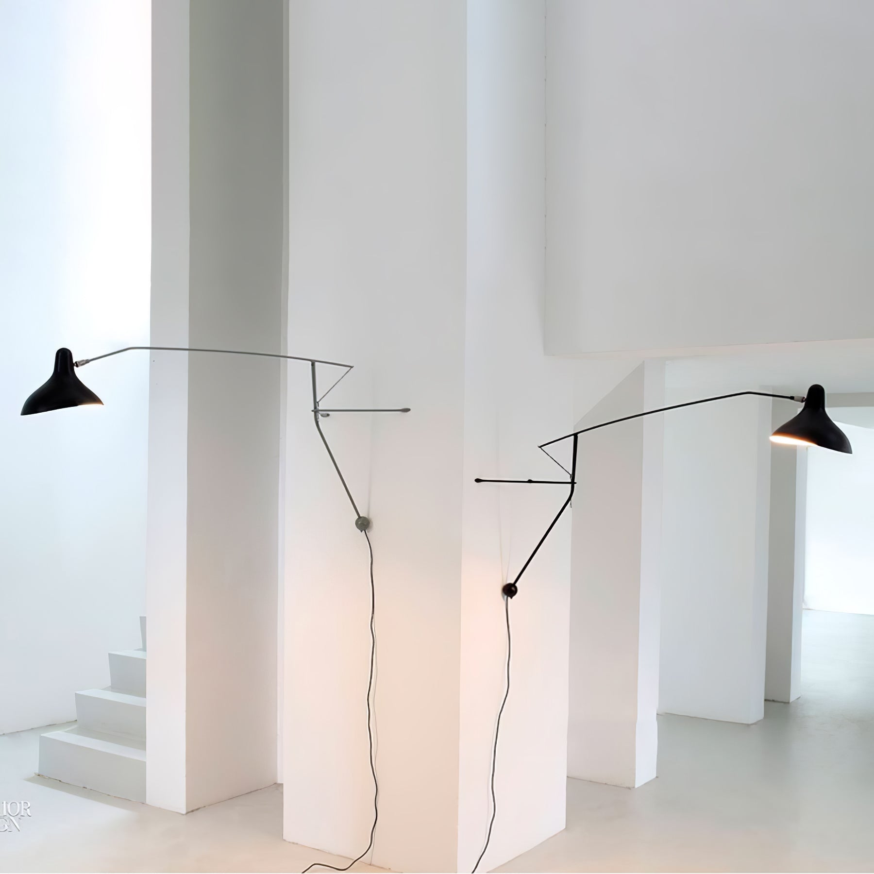Ivsolarae Modern Minimalist Arm Wall Lamp