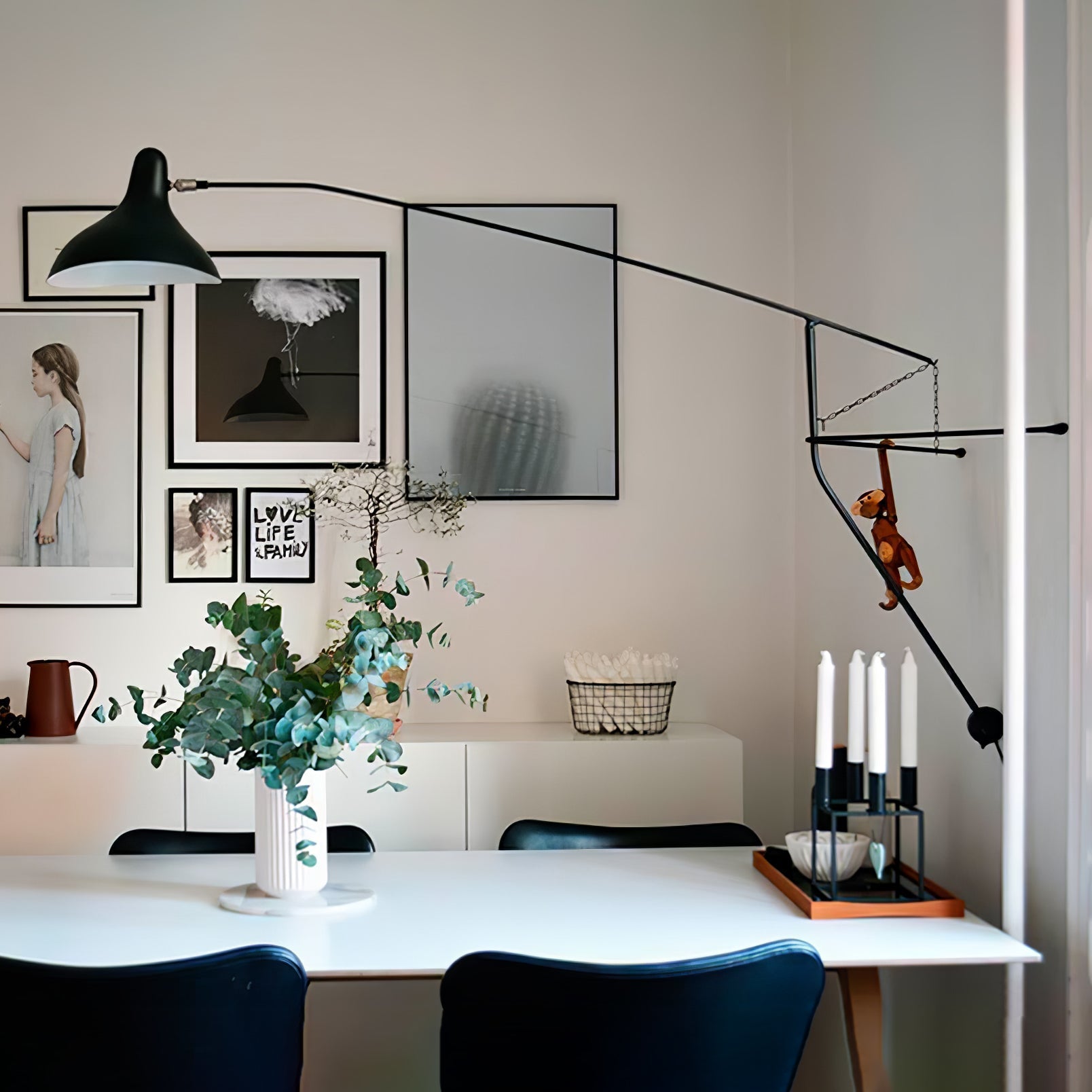 Ivsolarae Modern Minimalist Arm Wall Lamp