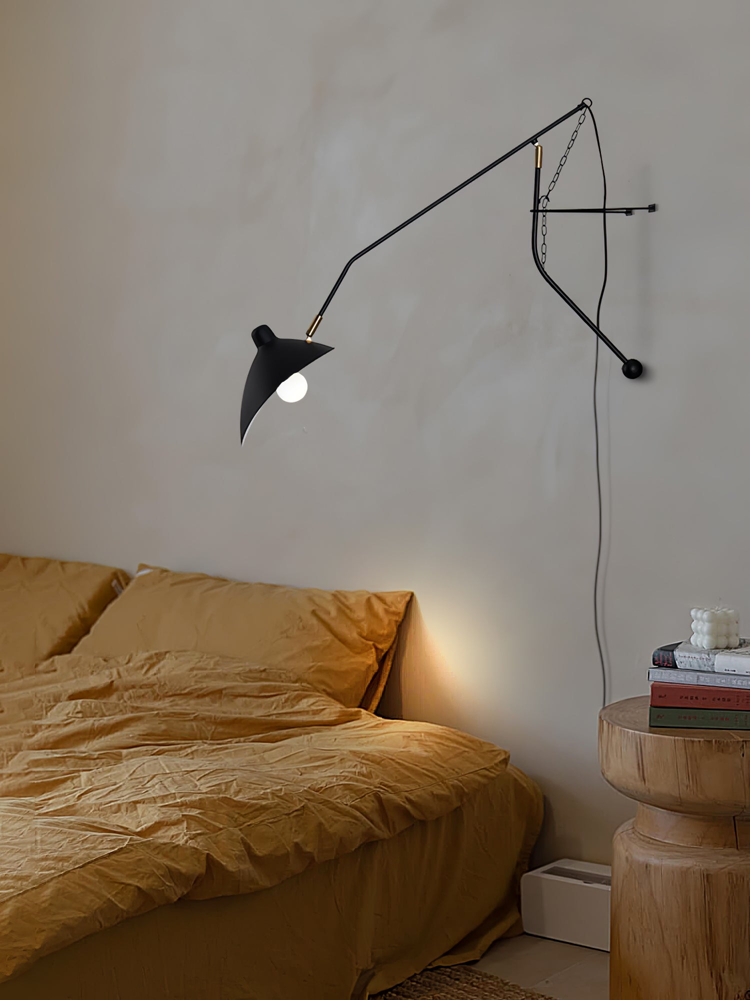 Ivsolarae Modern Minimalist Arm Wall Lamp