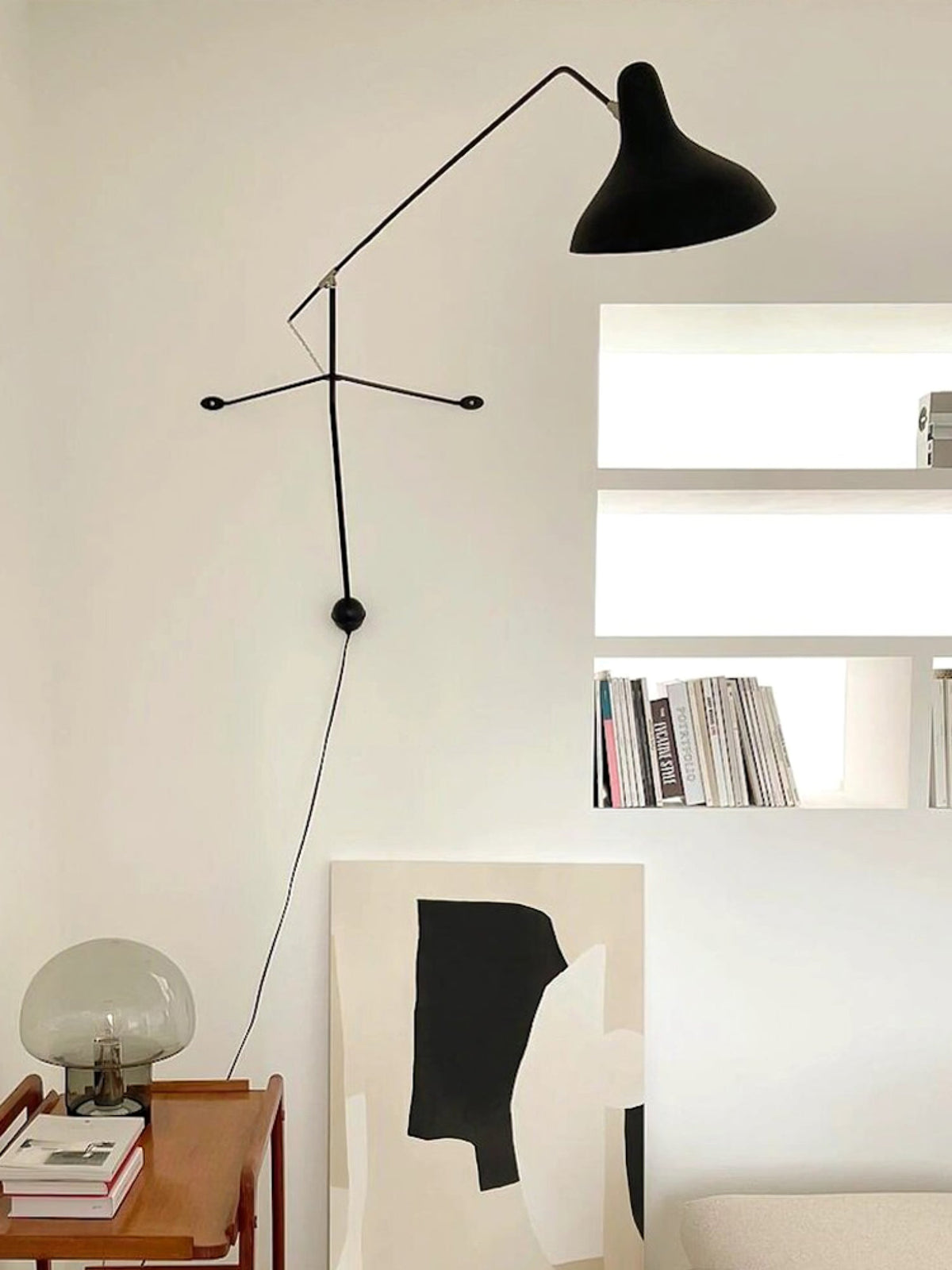 Ivsolarae Modern Minimalist Arm Wall Lamp