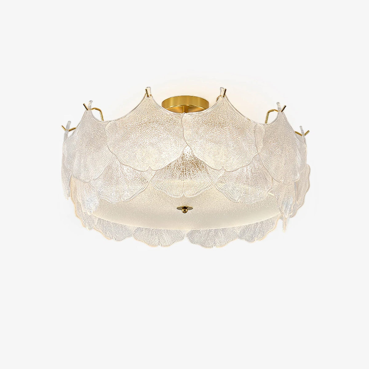 Quineth Maple Leaf Cluster Glass Ceiling Light