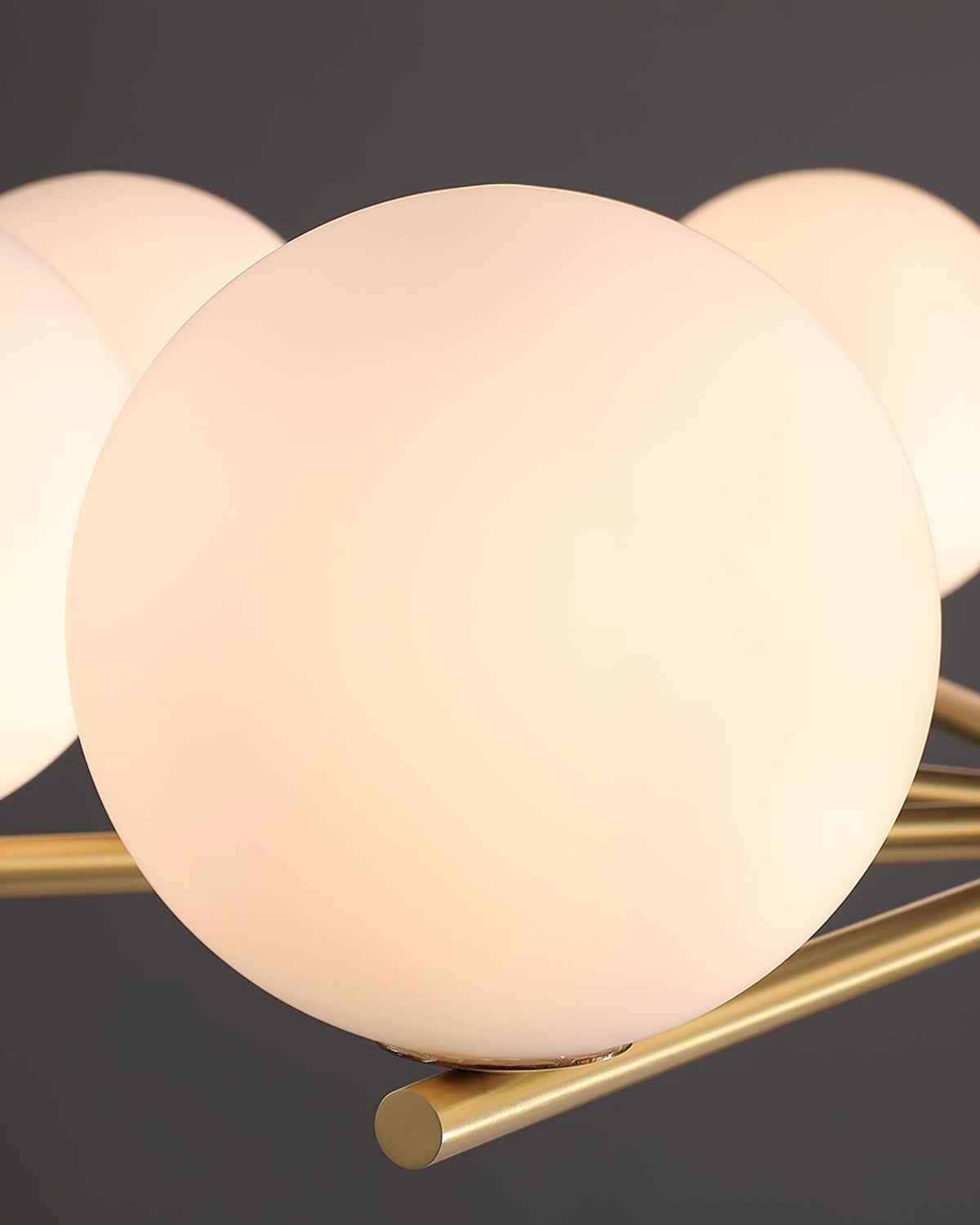 Covynel Mid-Century Brass Chandelier