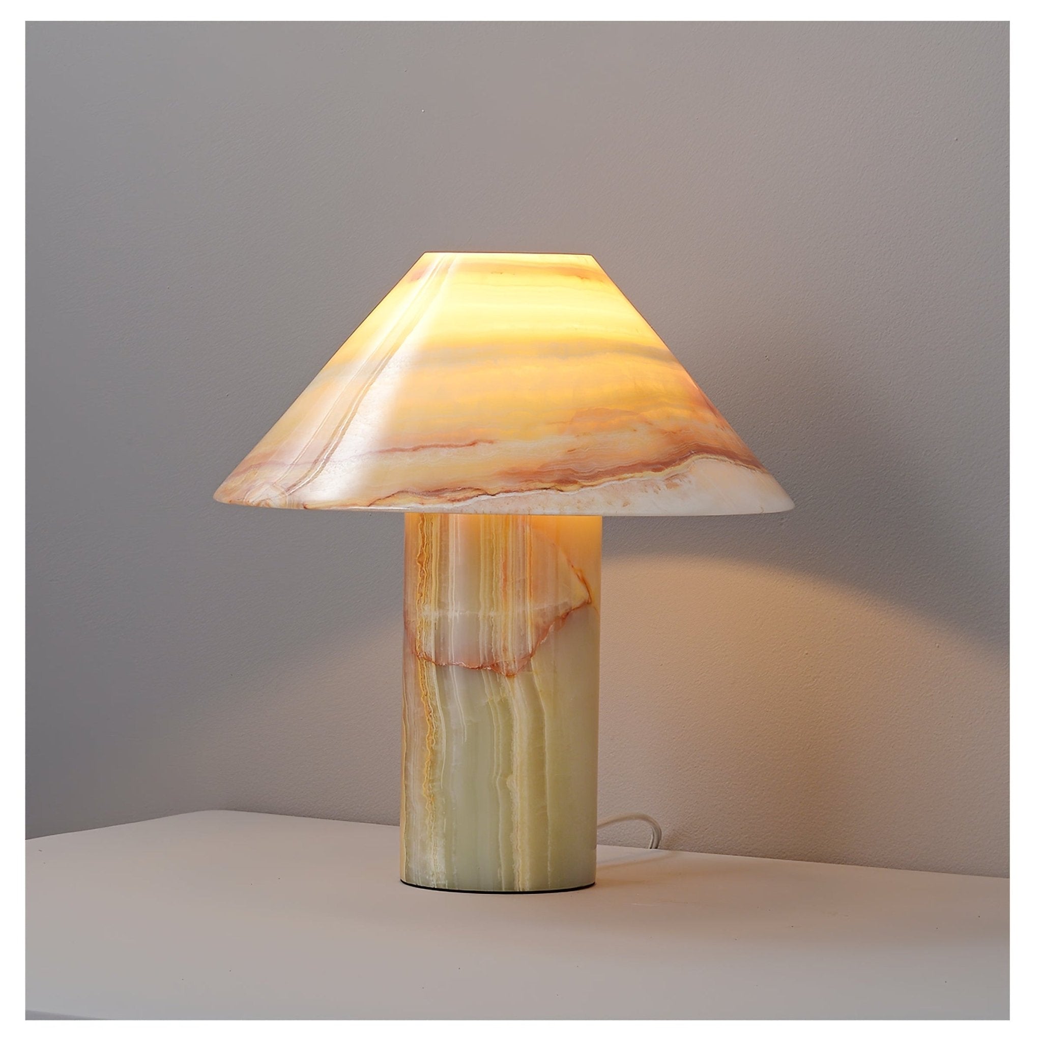 Velalelia Vintage Jade Table Lamp