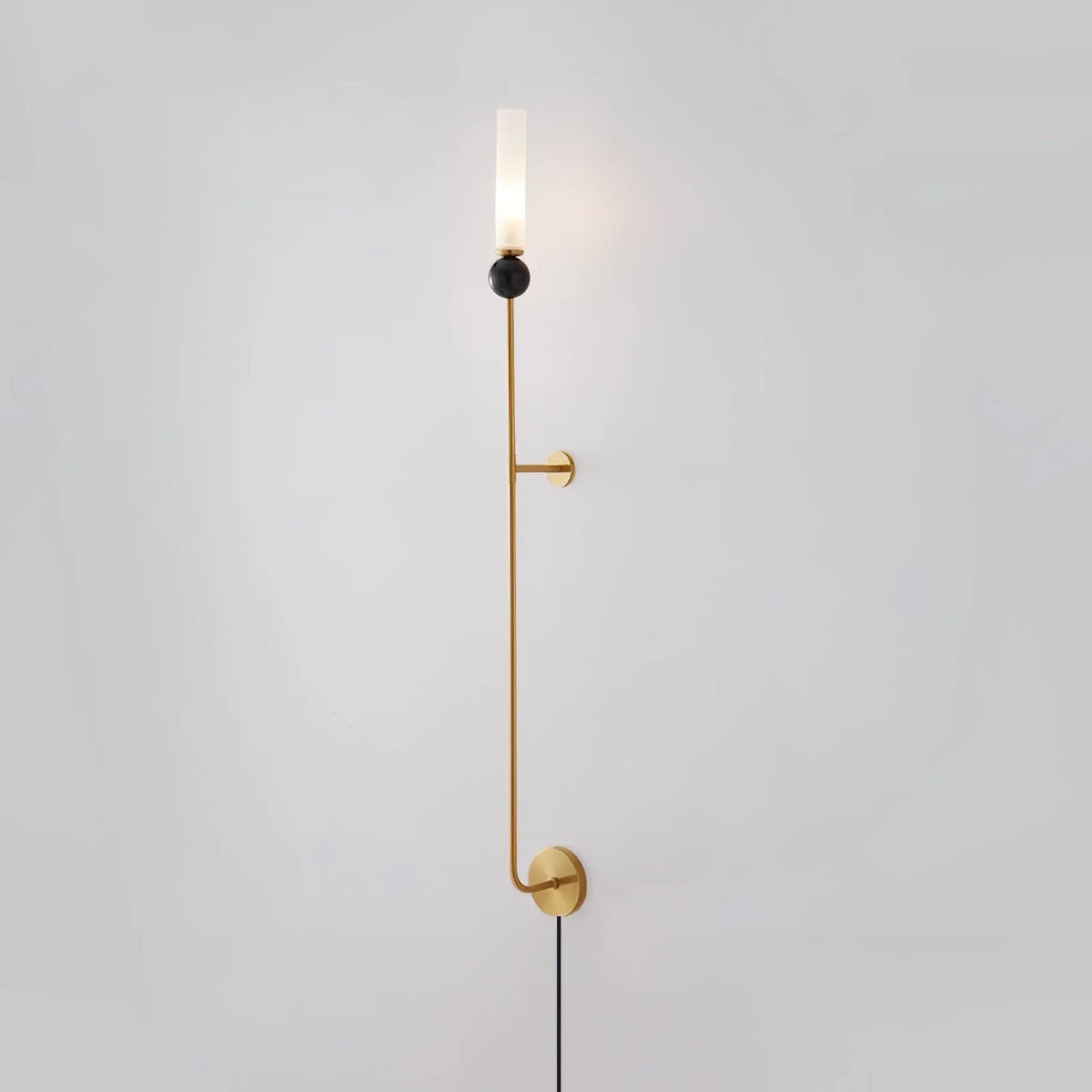 Marble Vertical Plug-in Wall Lamp