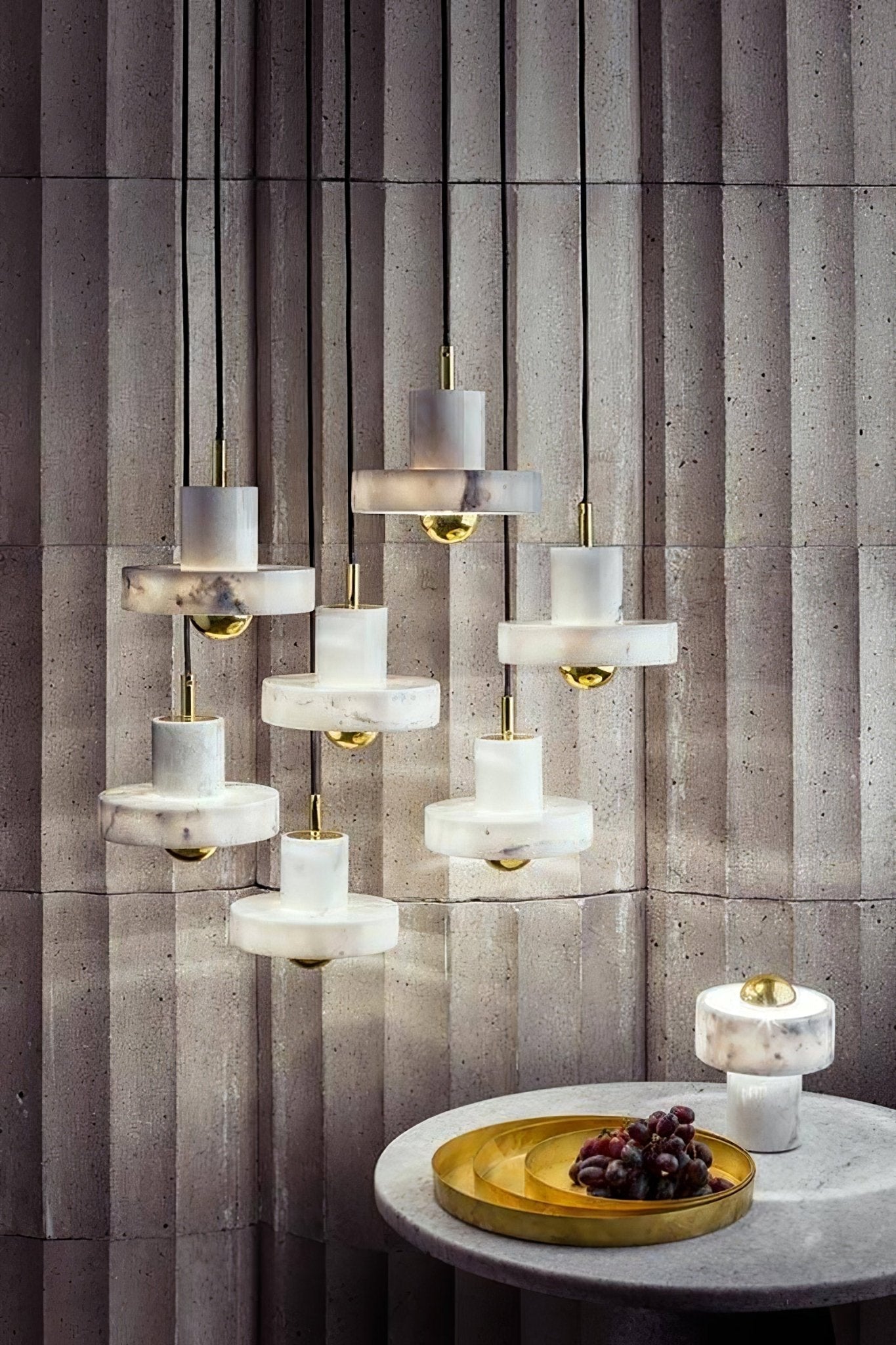 Cunorora Premium Nordic Art Aura Marble Pendant Lamp