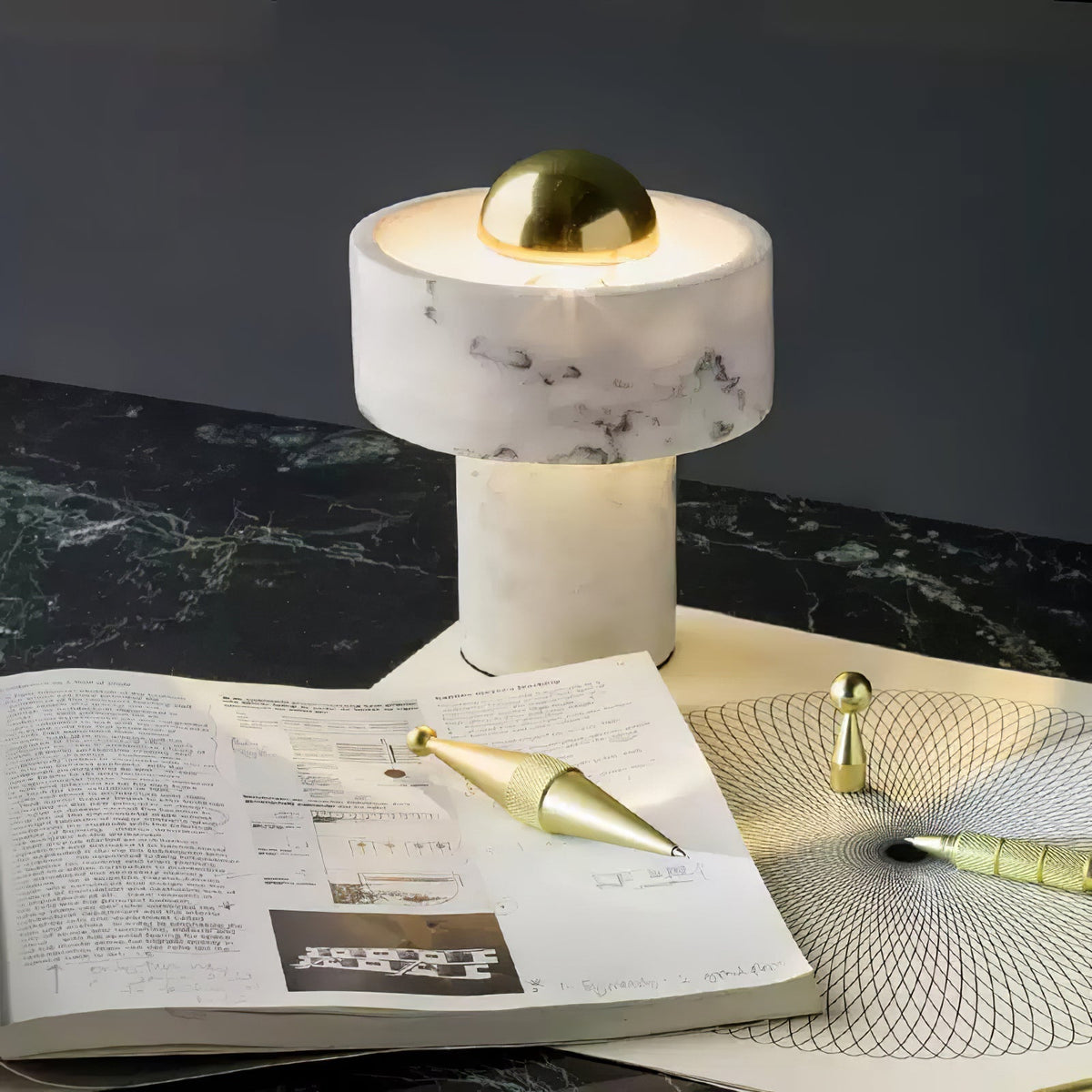 Petoaine Marble Aura Table Lamp