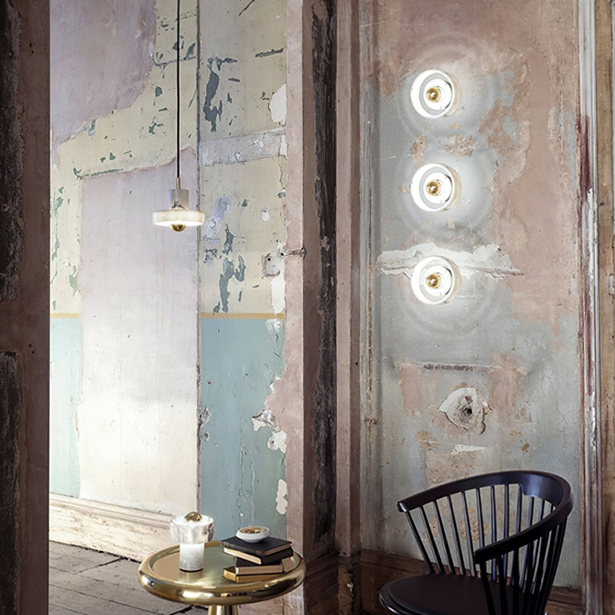 Aurvelora Premium Nordic Art Aura Marble Wall Lamp