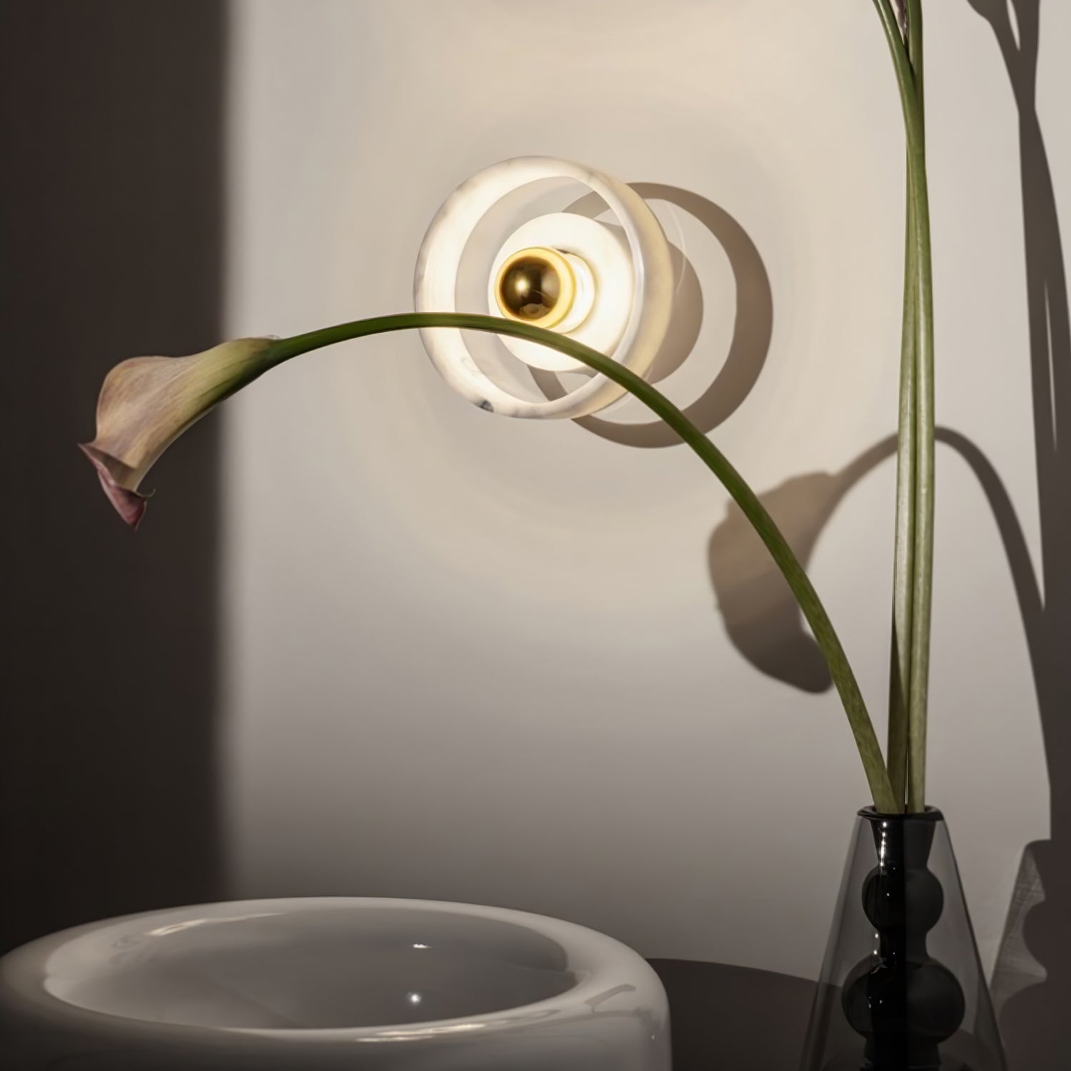 Aurvelora Premium Nordic Art Aura Marble Wall Lamp