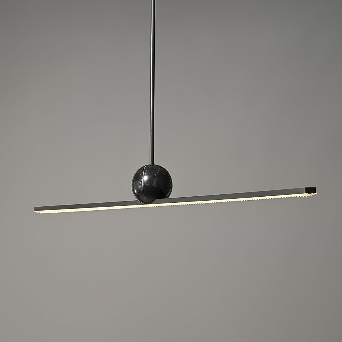 Mariiella Linear Minimalist Marble Pendant Light