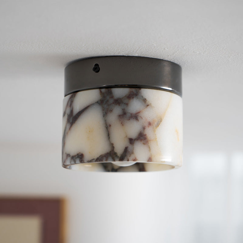 Selielle Round Marble Ceiling Lamp