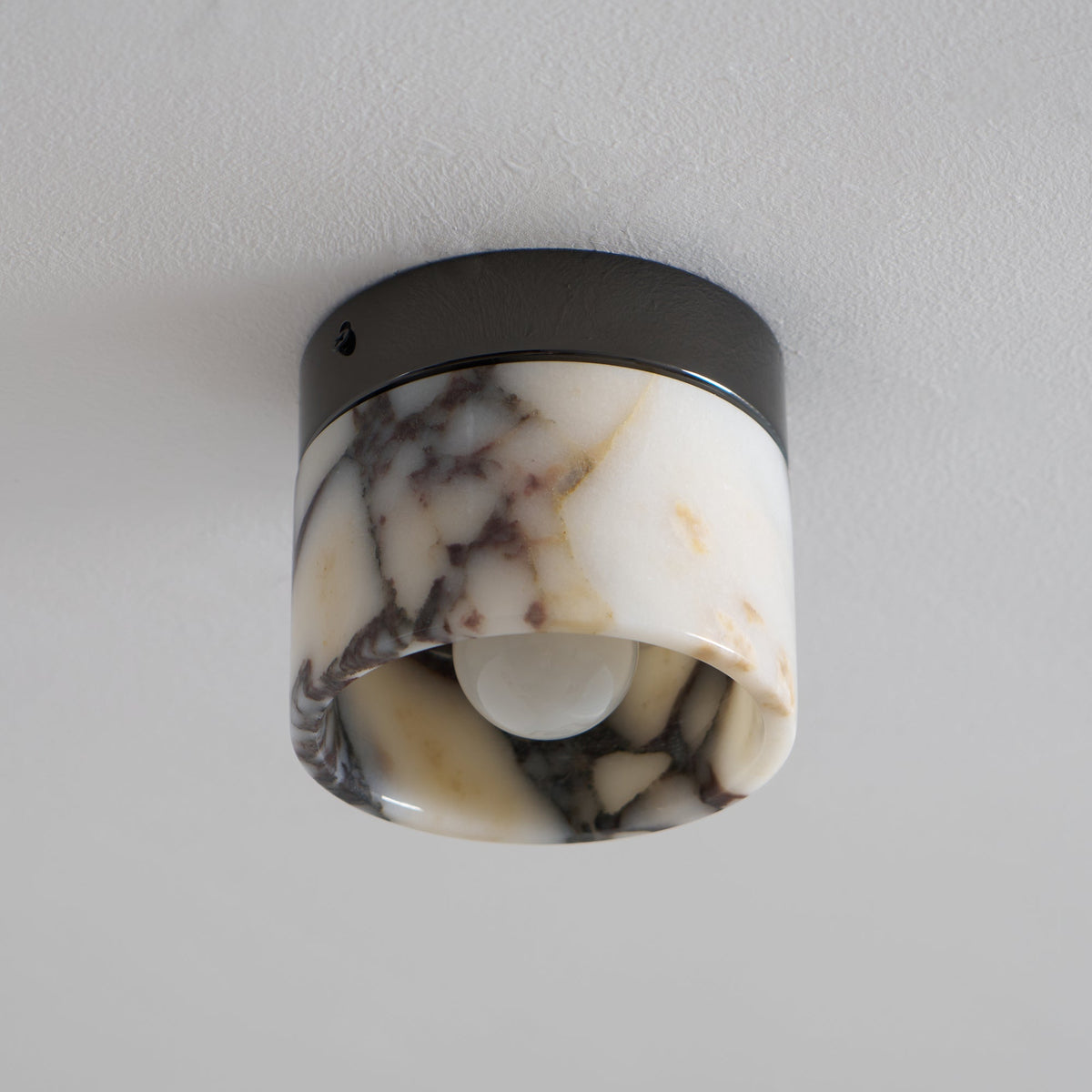 Selielle Round Marble Ceiling Lamp