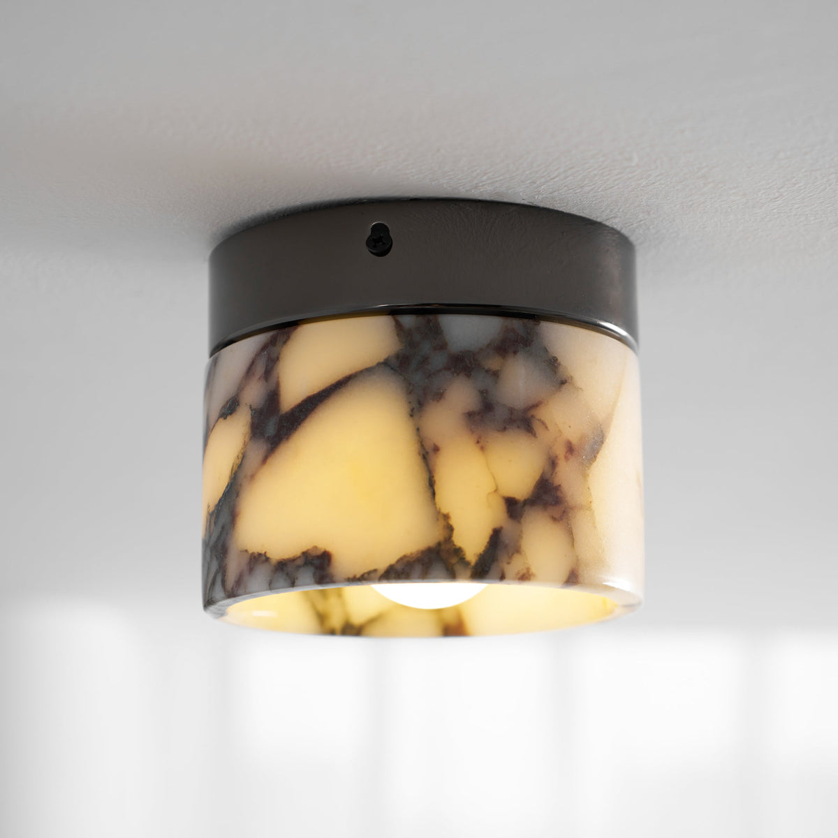 Selielle Round Marble Ceiling Lamp