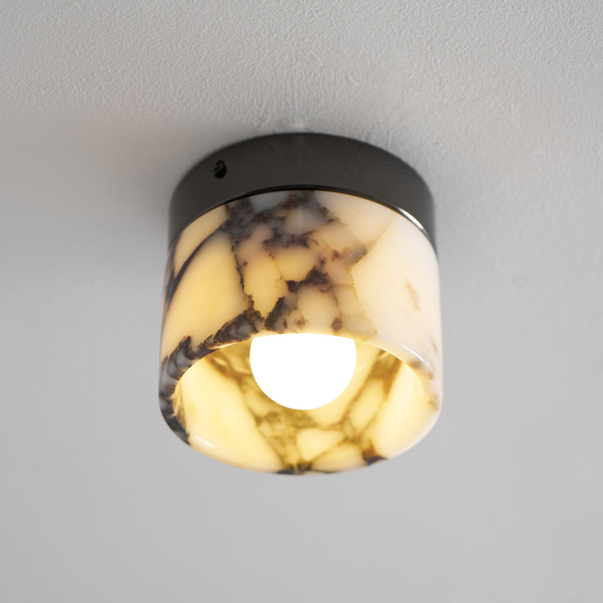 Selielle Round Marble Ceiling Lamp