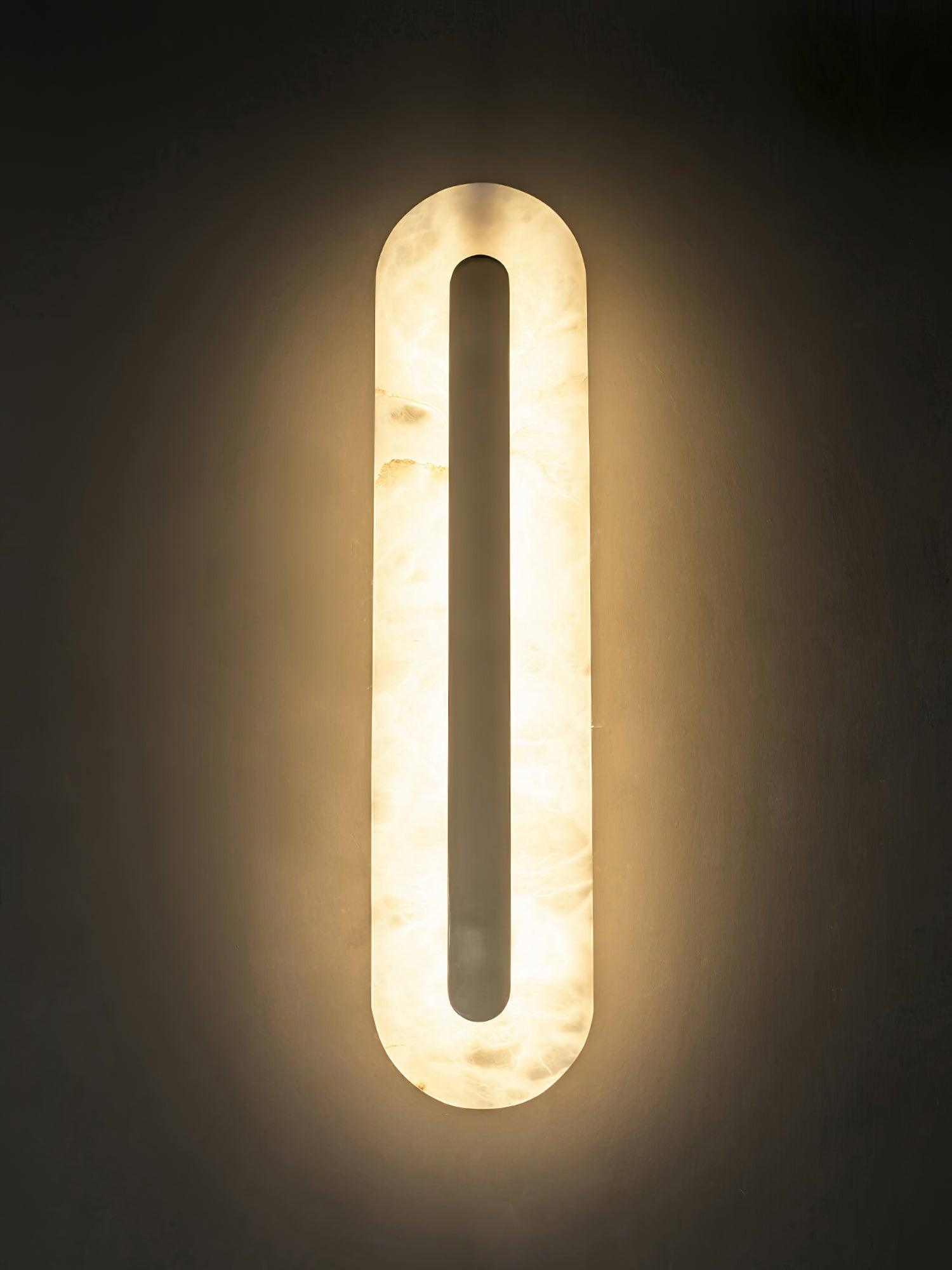 Selvia Minimalist Alabaster Wall Light