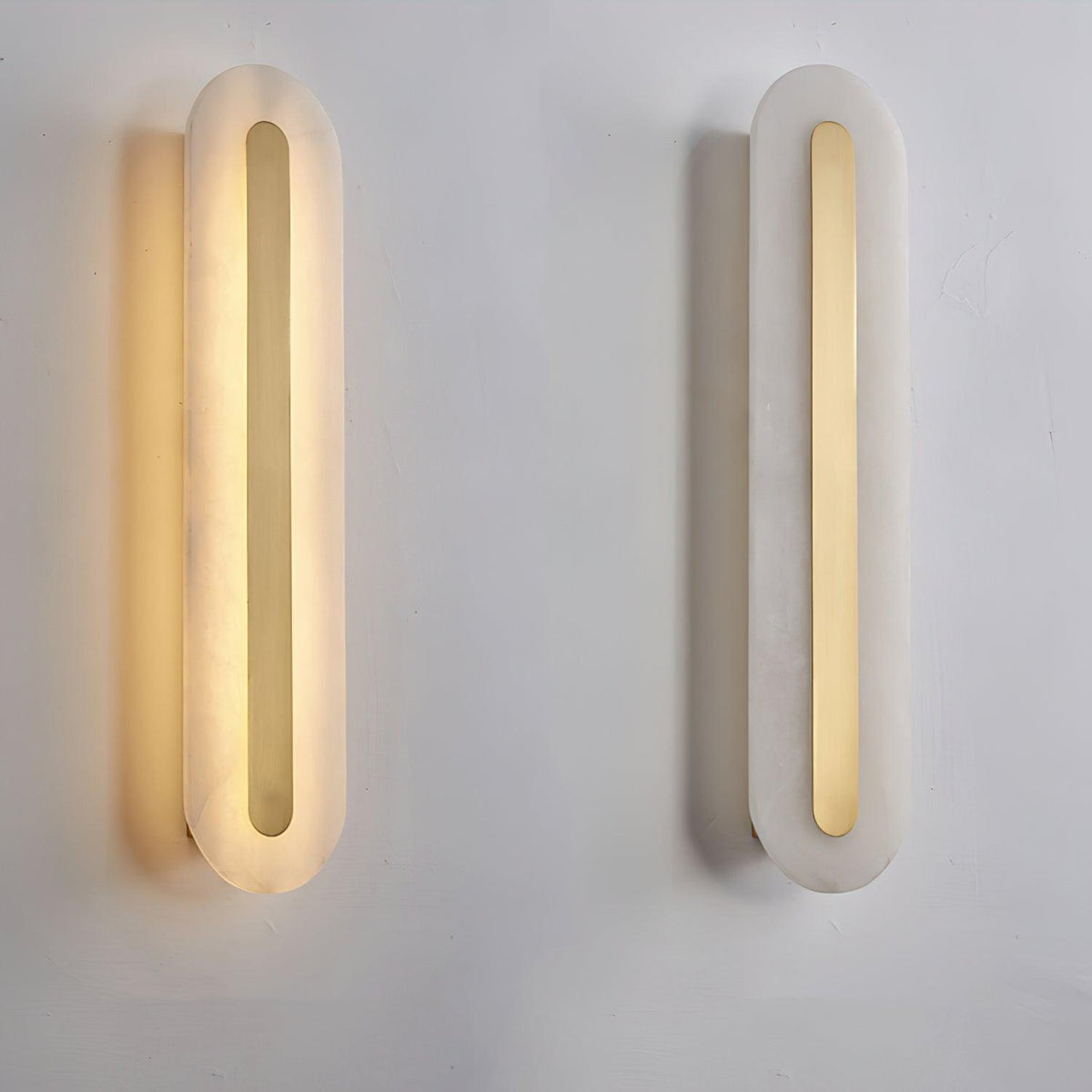 Selvia Minimalist Alabaster Wall Light