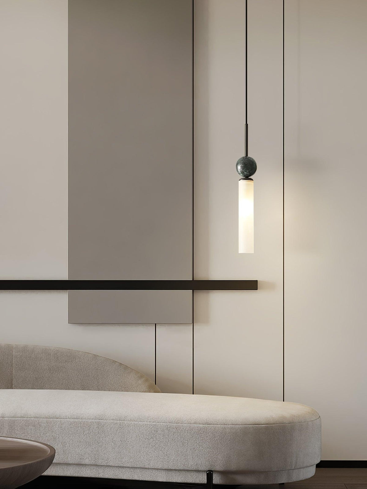 Petueria Minimalist Marble Pendant Light